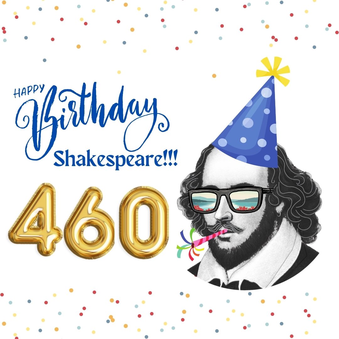 Happy Birthday, William Shakespeare! 🎂🎉🎭

Today, we celebrate the timeless legacy of the Bard himself, whose words continue to inspire and captivate audiences around the globe. Did you know that April 23rd is not only the day of Shakespeare's birt