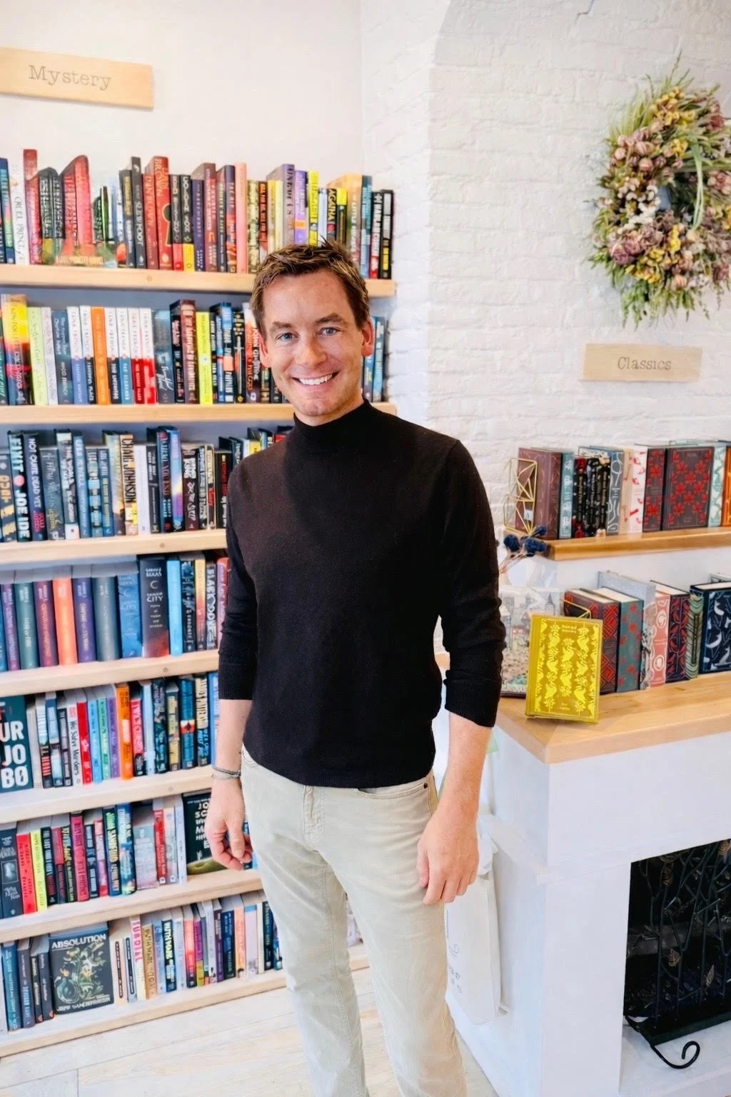 saltwater bookstore owner photo