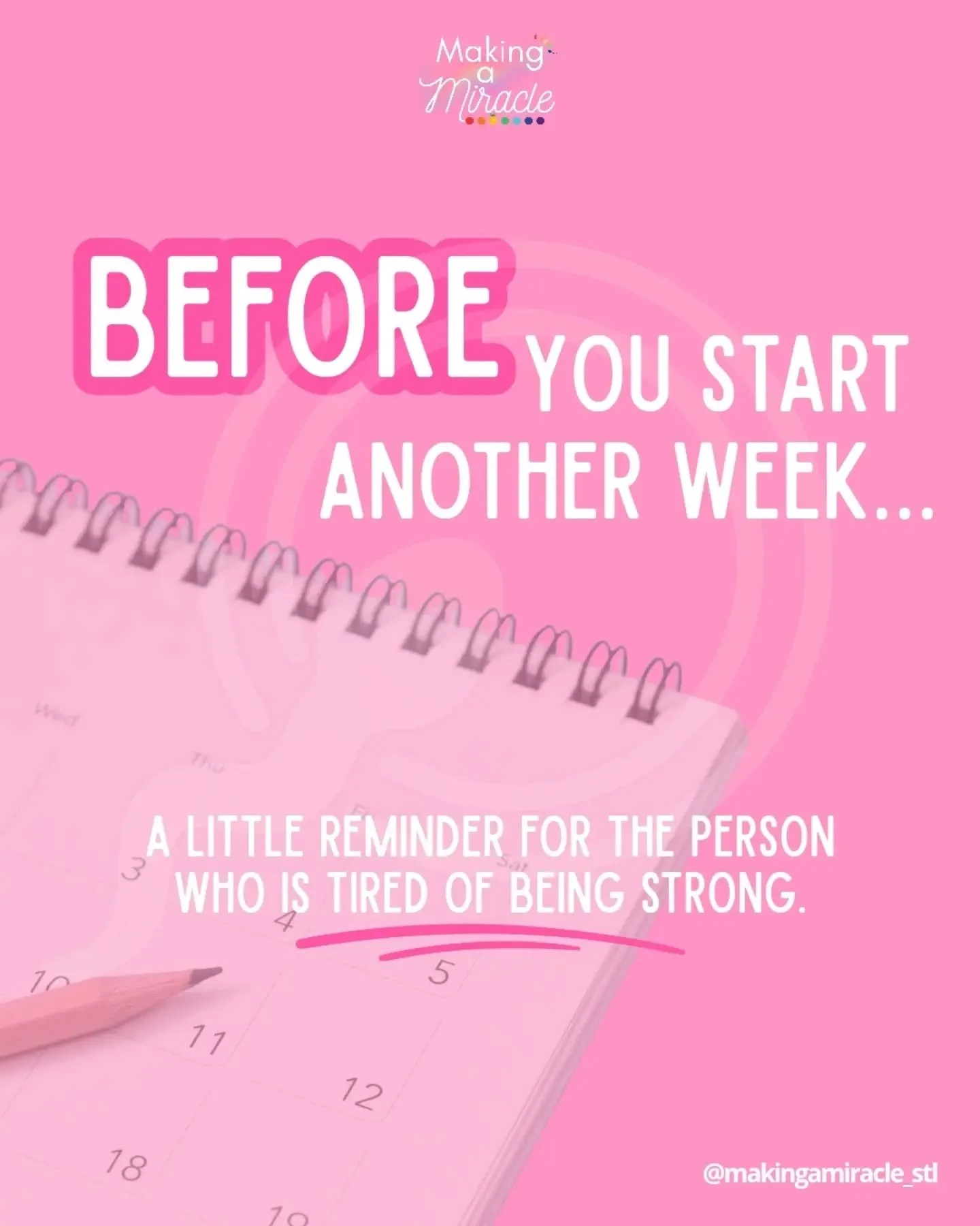 Sunday nights hit a little differently when you're going through infertility. 🧡

Maybe you're preparing for another week of appointments, injections, or waiting for results.

Maybe you're trying to figure out how you're going to show up at work tomo