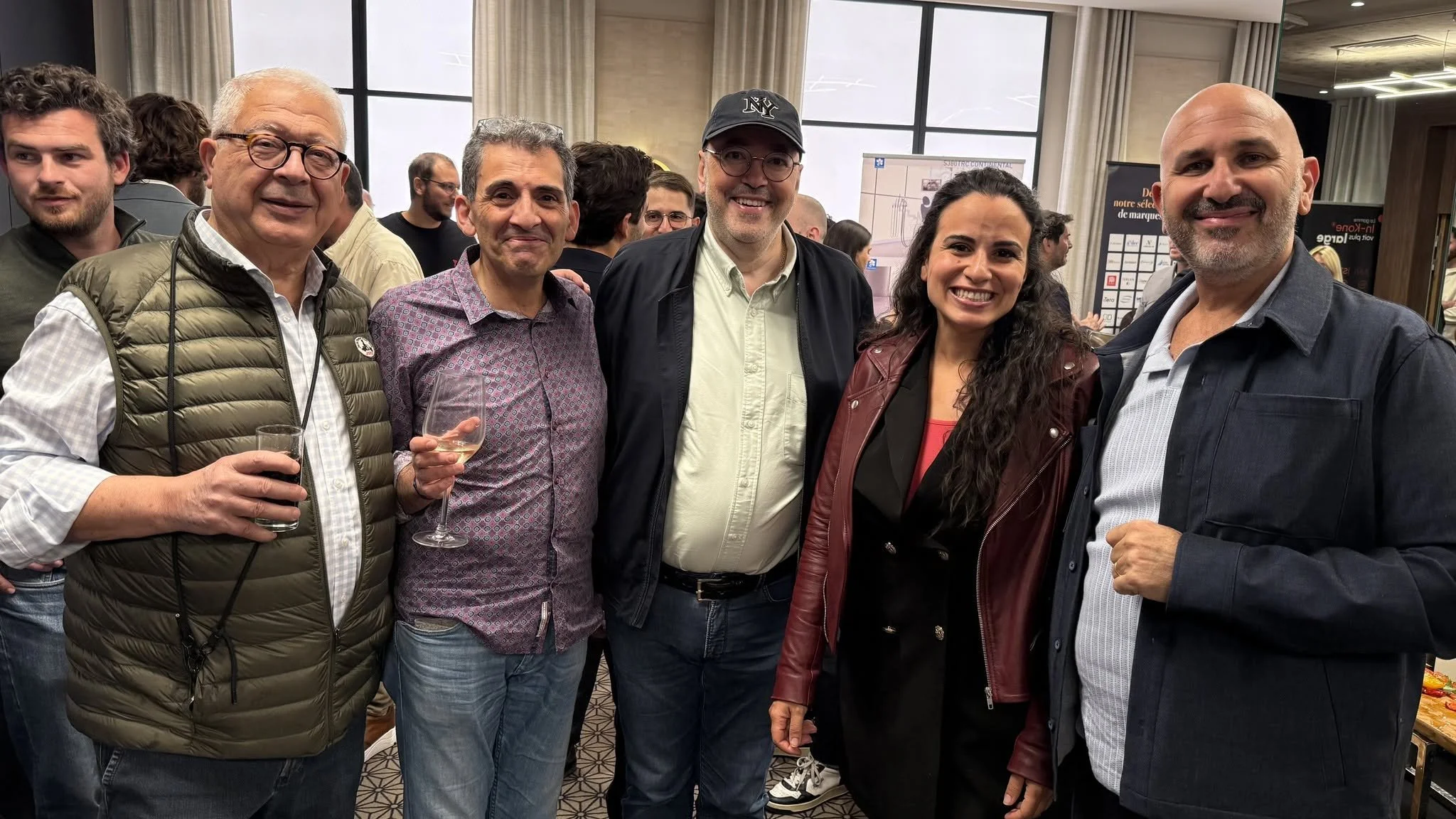 Raoul Tibi, Eric Houbani, Jack Benguigui, Sherry Lynn Boublil et Serge Zagury
