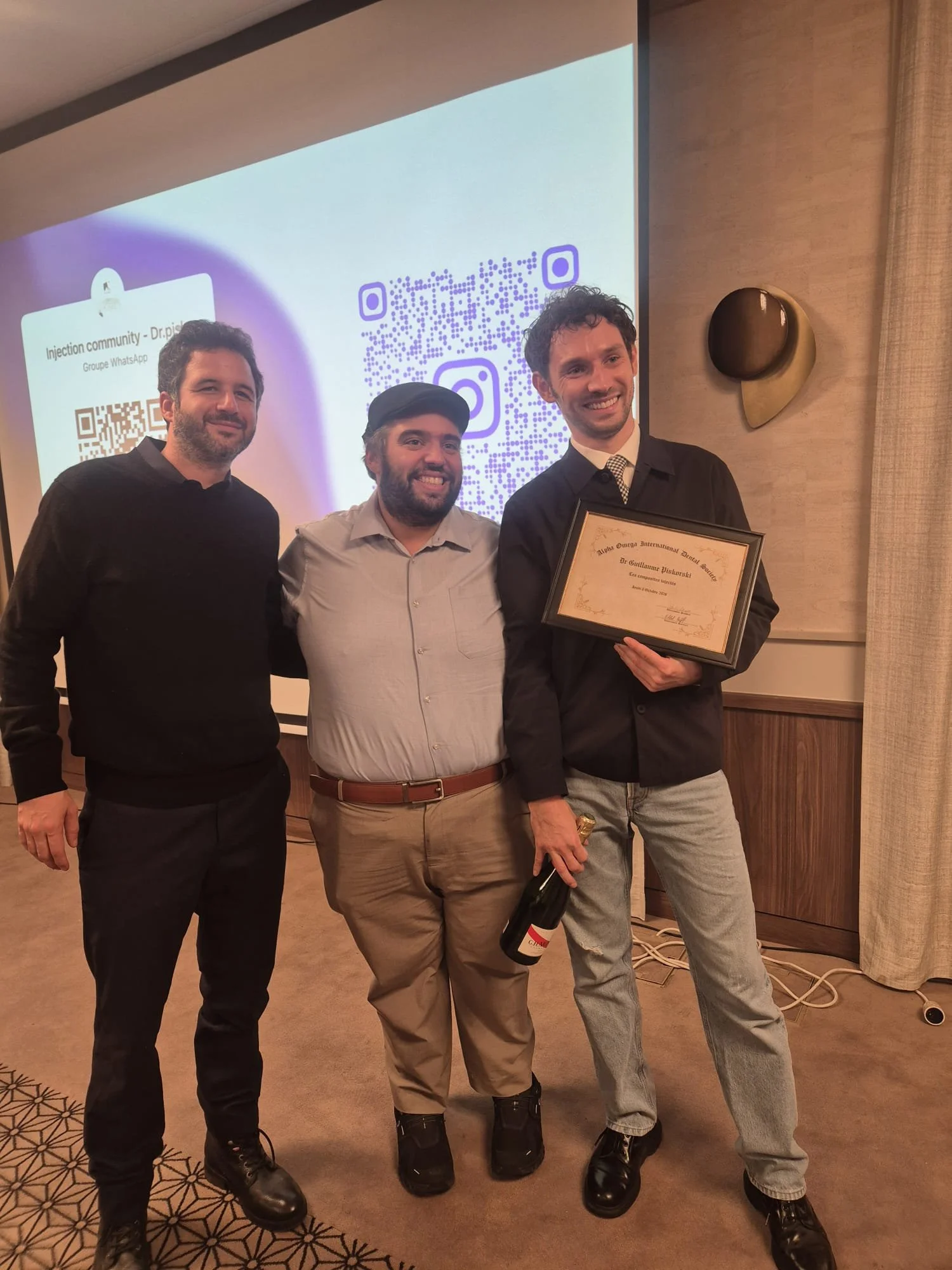 Mickaël Aboulker, Dov Derman et Guillaume Piskorski