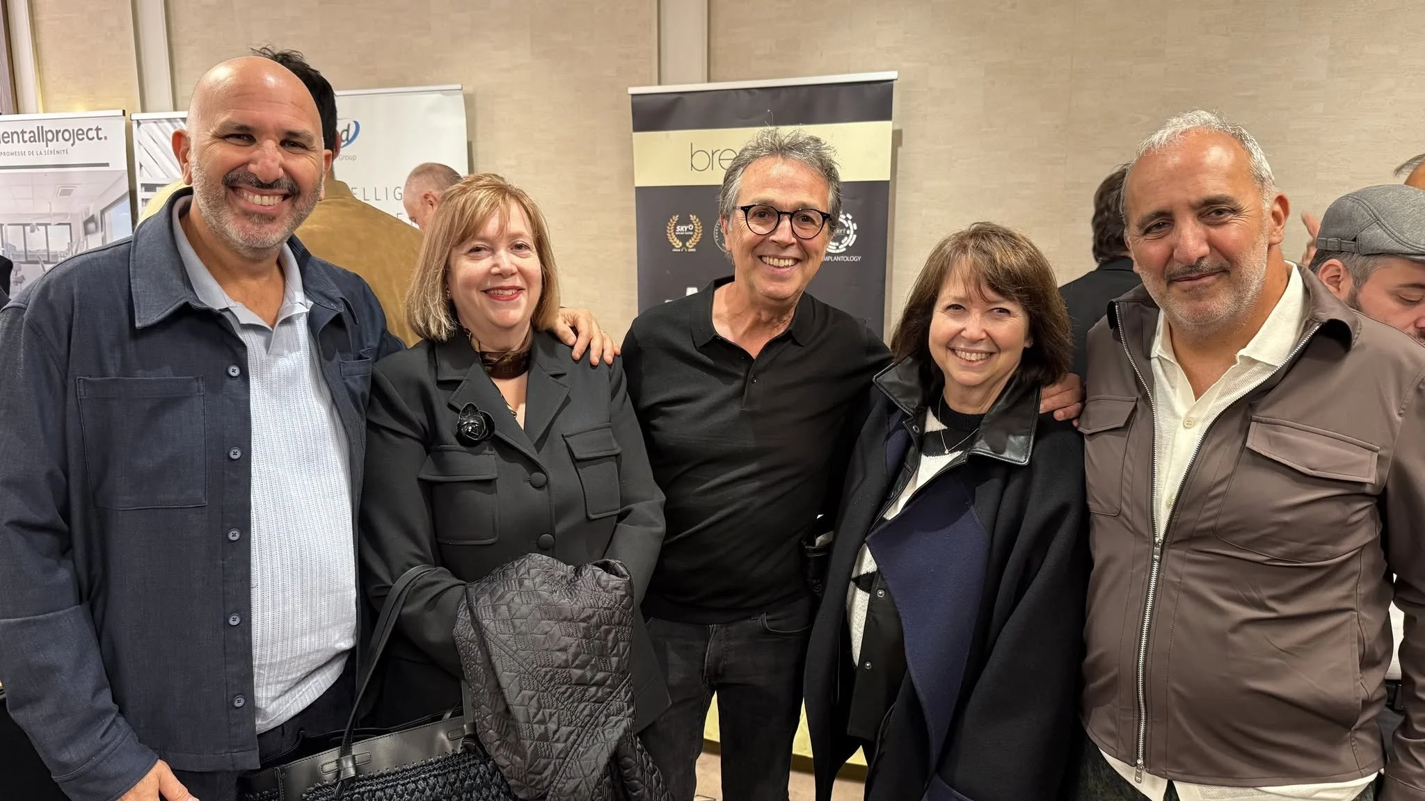 Serge Zagury, Ariane Hazan Arav, Gil amzallag, Lorraine Arav et Franck Sebban