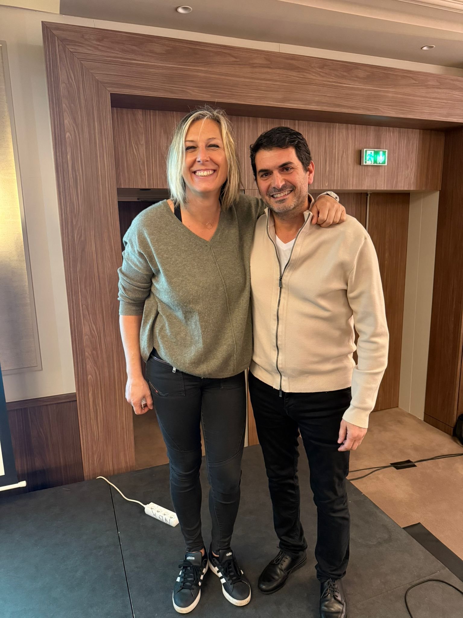 Carole Leconte et Franck Bellaïche