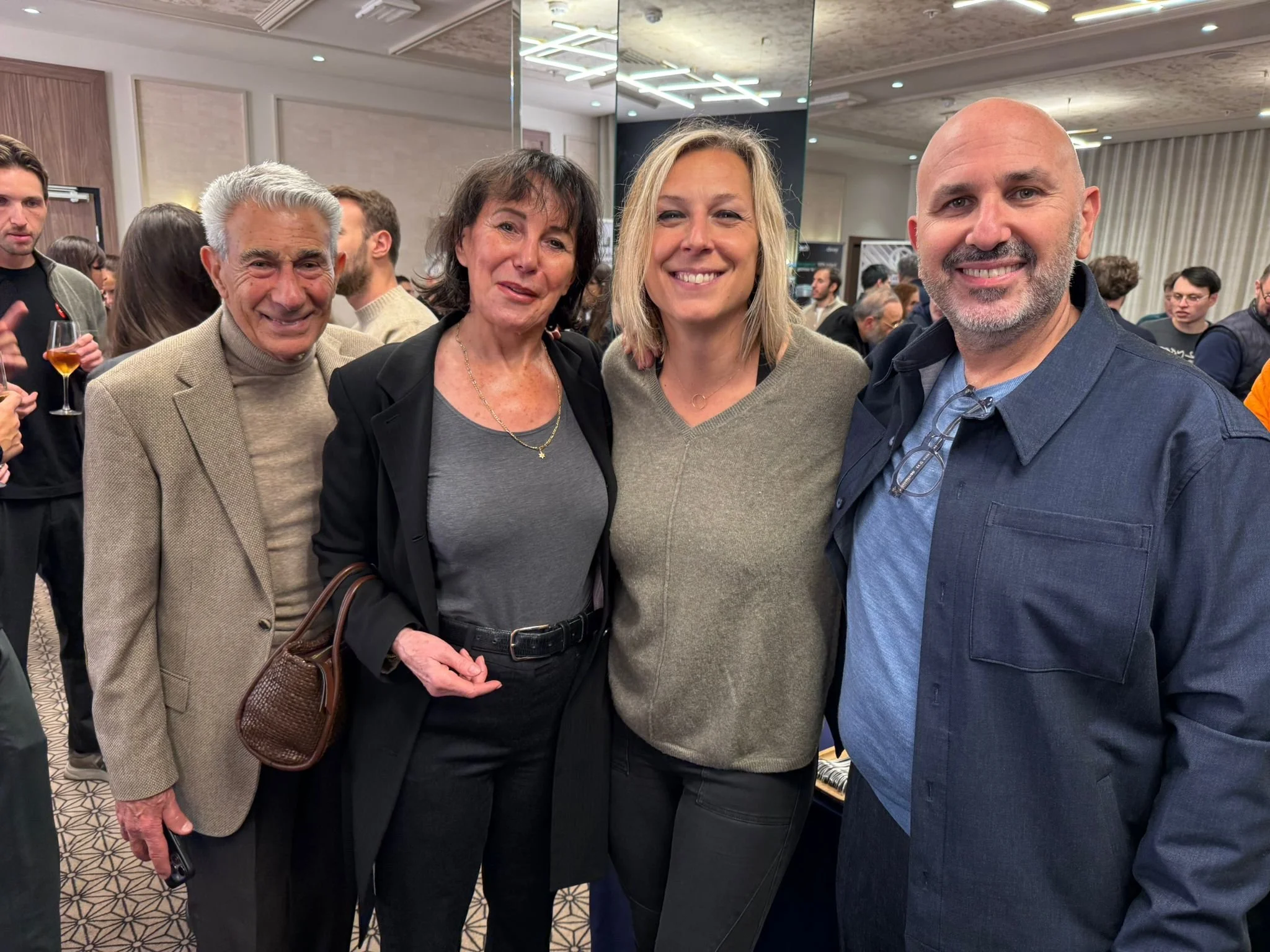 Pr André Saadoun, Brigitte Erghott, Carole Leconte et Serge Zagury