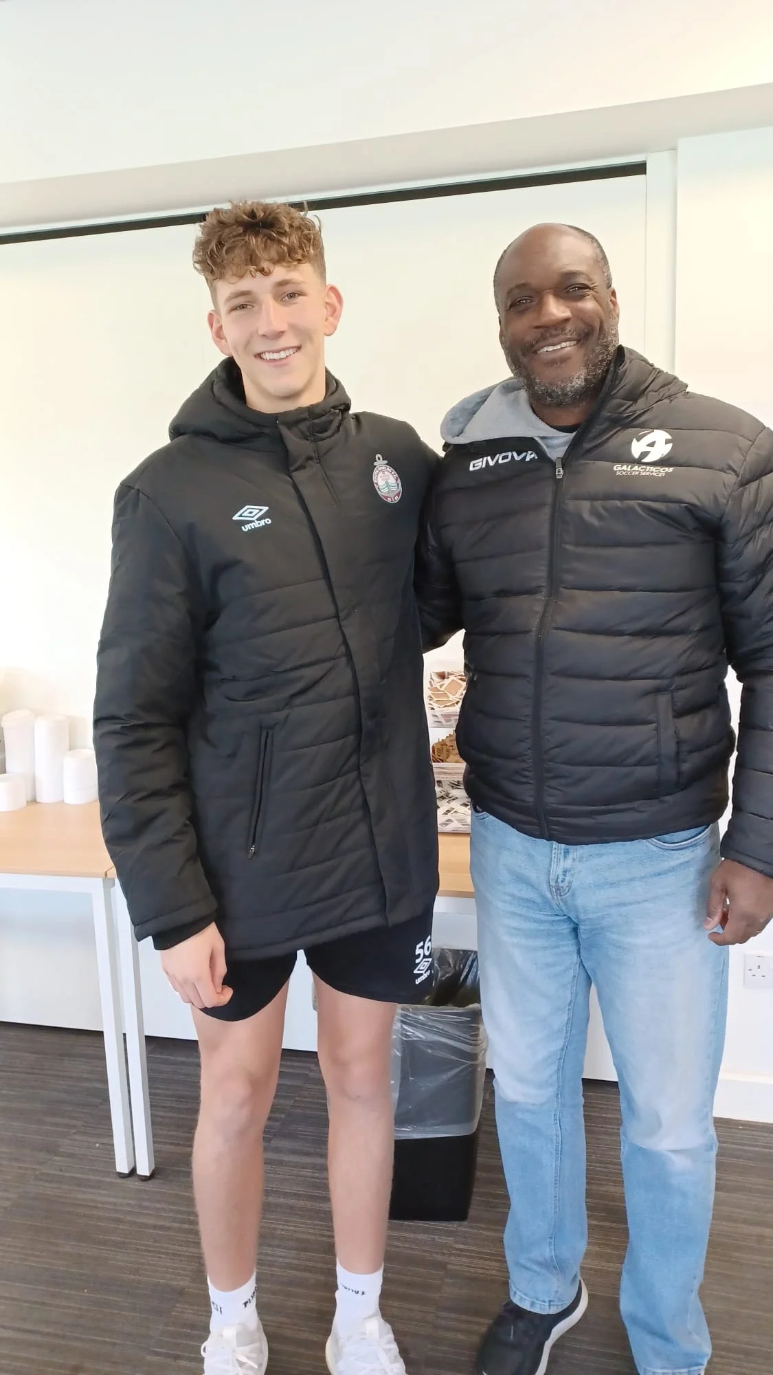 South Shields Football/Soccer Club (FC/SC) International Academy London Mielnik and Tony Robinson