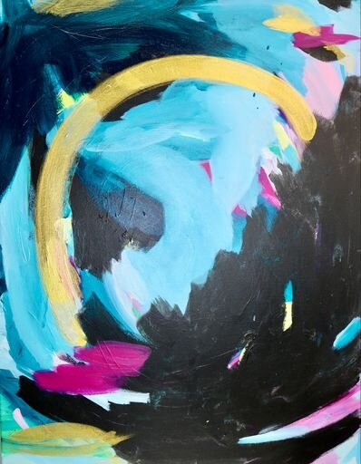 "Feminine Universe" - Abstract Painting - Mixed Media