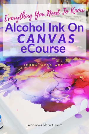 Painting Alcohol Ink on Canvas vs. yupo paper - 5 ways to make paint ...