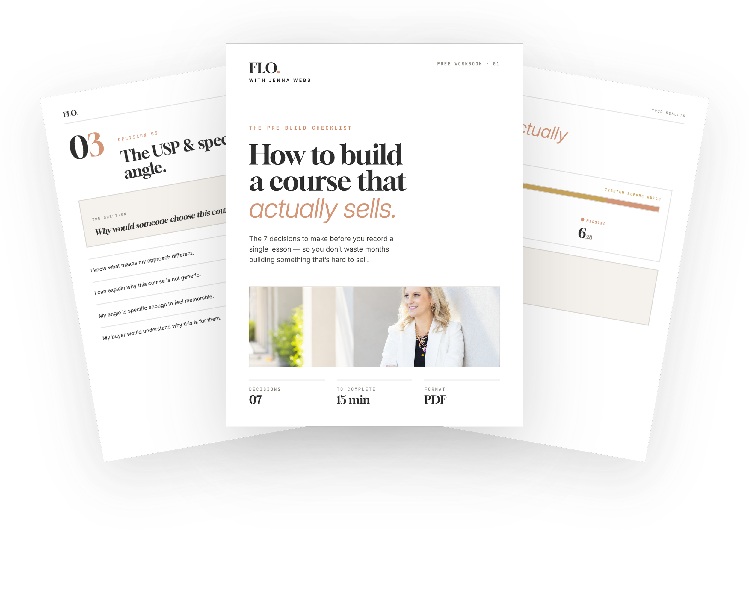 Checklist for building a profitable course