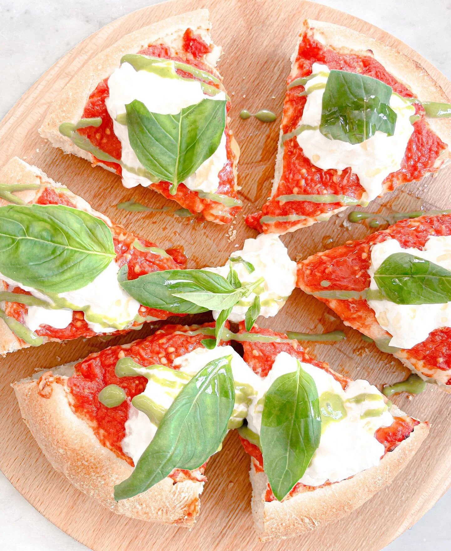 fresh is an understatement.
&bull;
&bull;
&bull;
{steamed margherita with steamed dough, flagella tomato, apulian burrata, &amp; basilic}