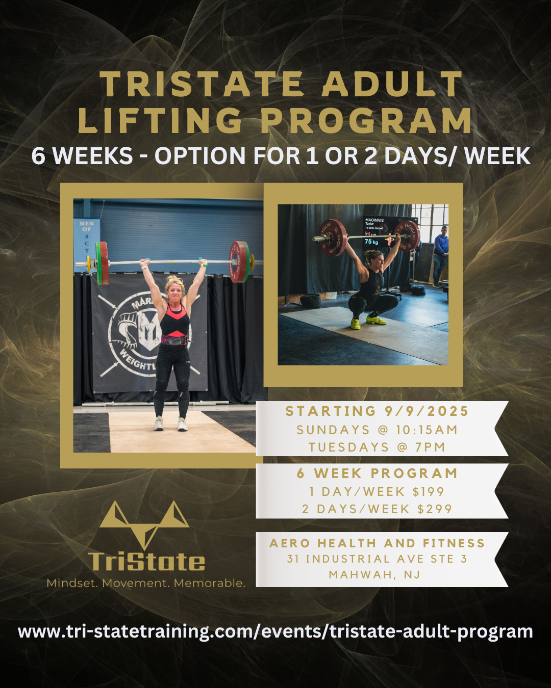 TRISTATE ADULT PROGRAM FALL SESSION