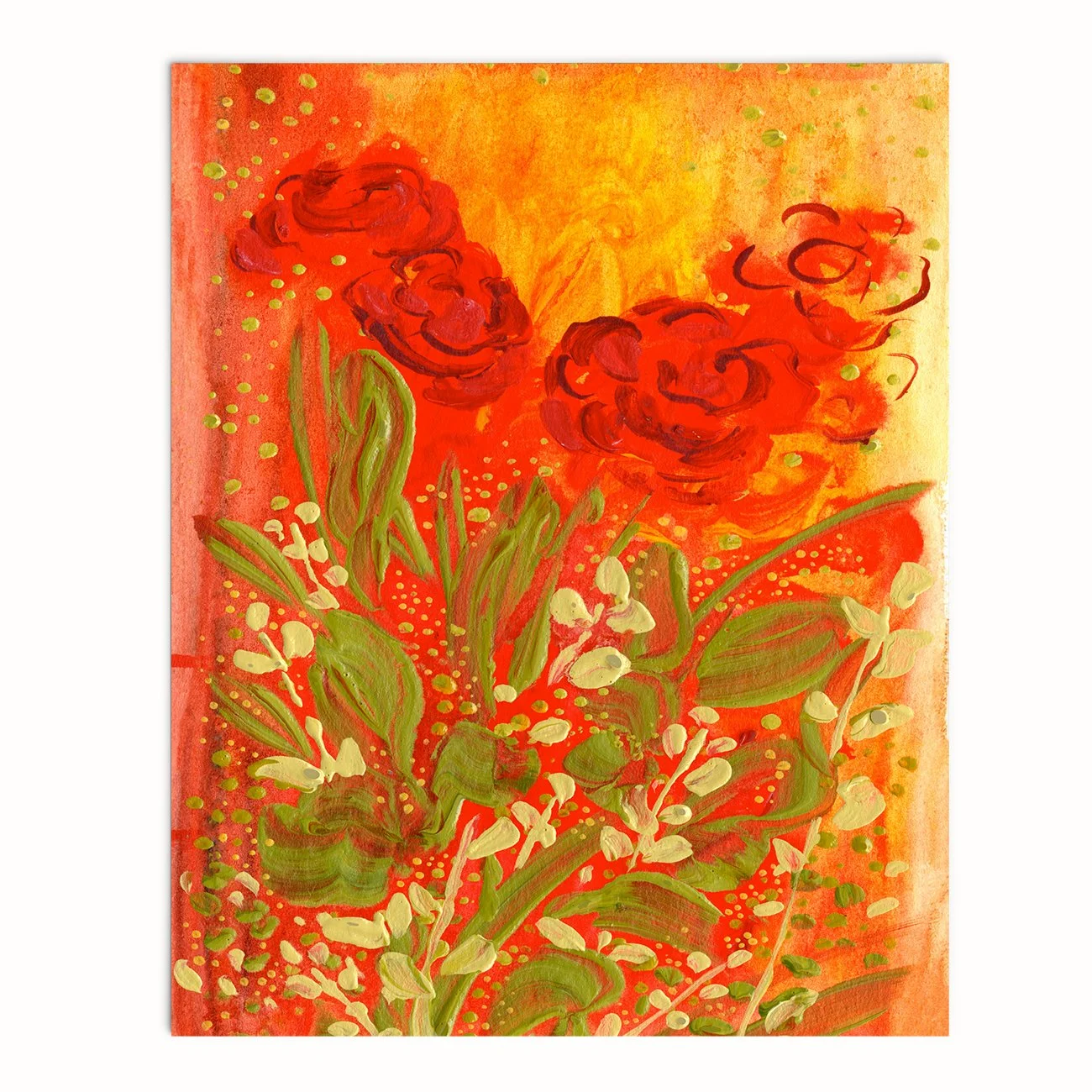 Red Rose Garden - Archival Print