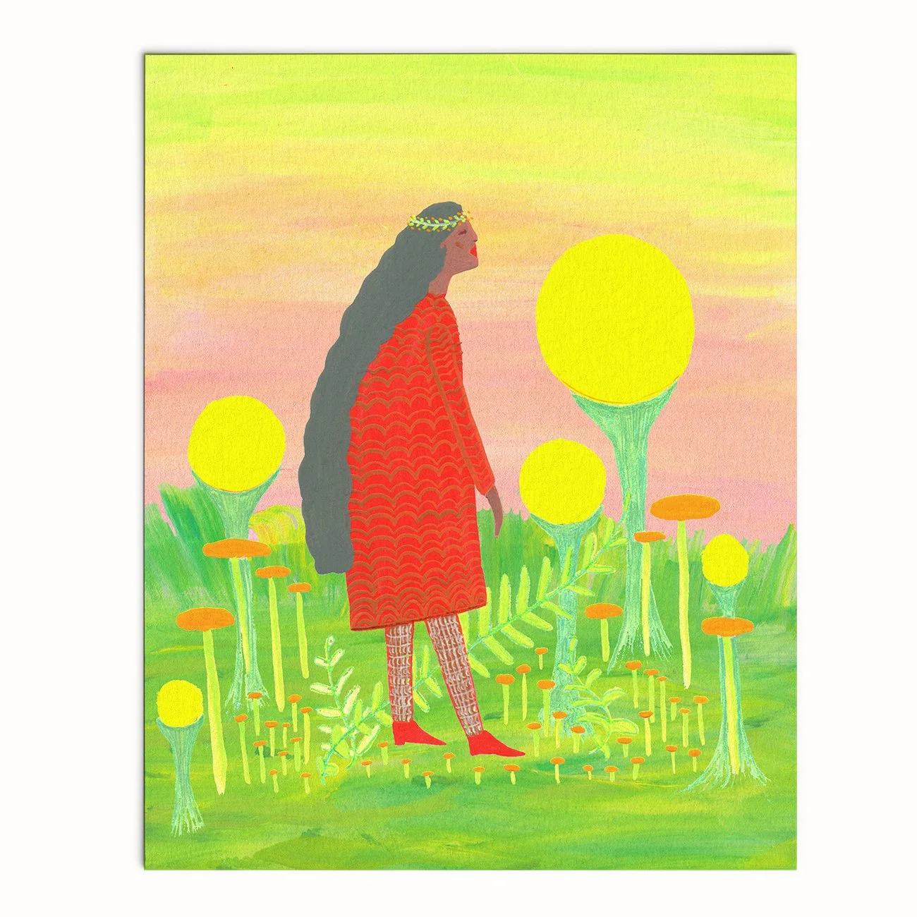 Afternoon Walk - Archival Art Print