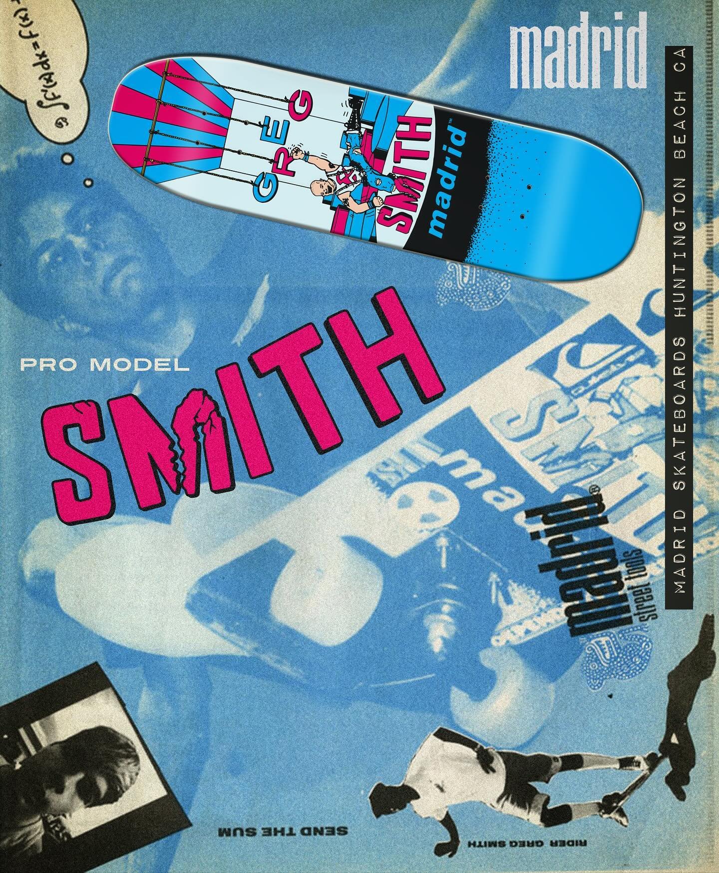 Greg⚡️Smith | Pro Model

Part of our upcoming retro series, focusing on never-before-reissued boards from the Madrid Archives!

Original shapes and concaves, painstakingly recreated graphics, same top quality planks - crafted by human hands right her