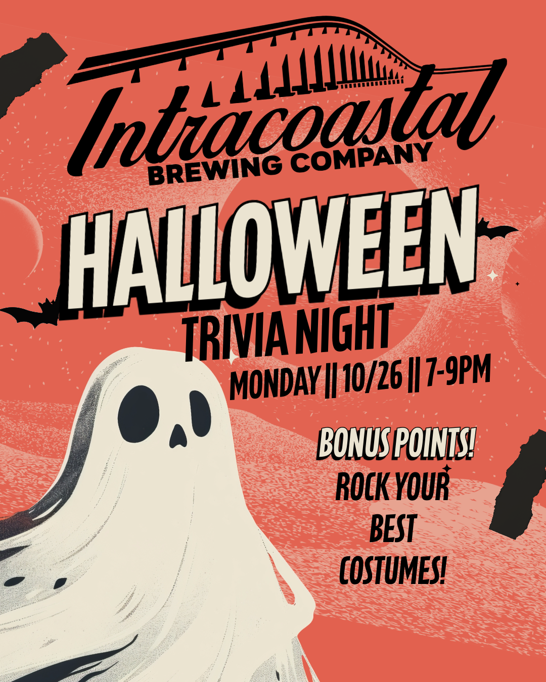 Halloween Trivia Night 10.26 at Intracoastal 7pm