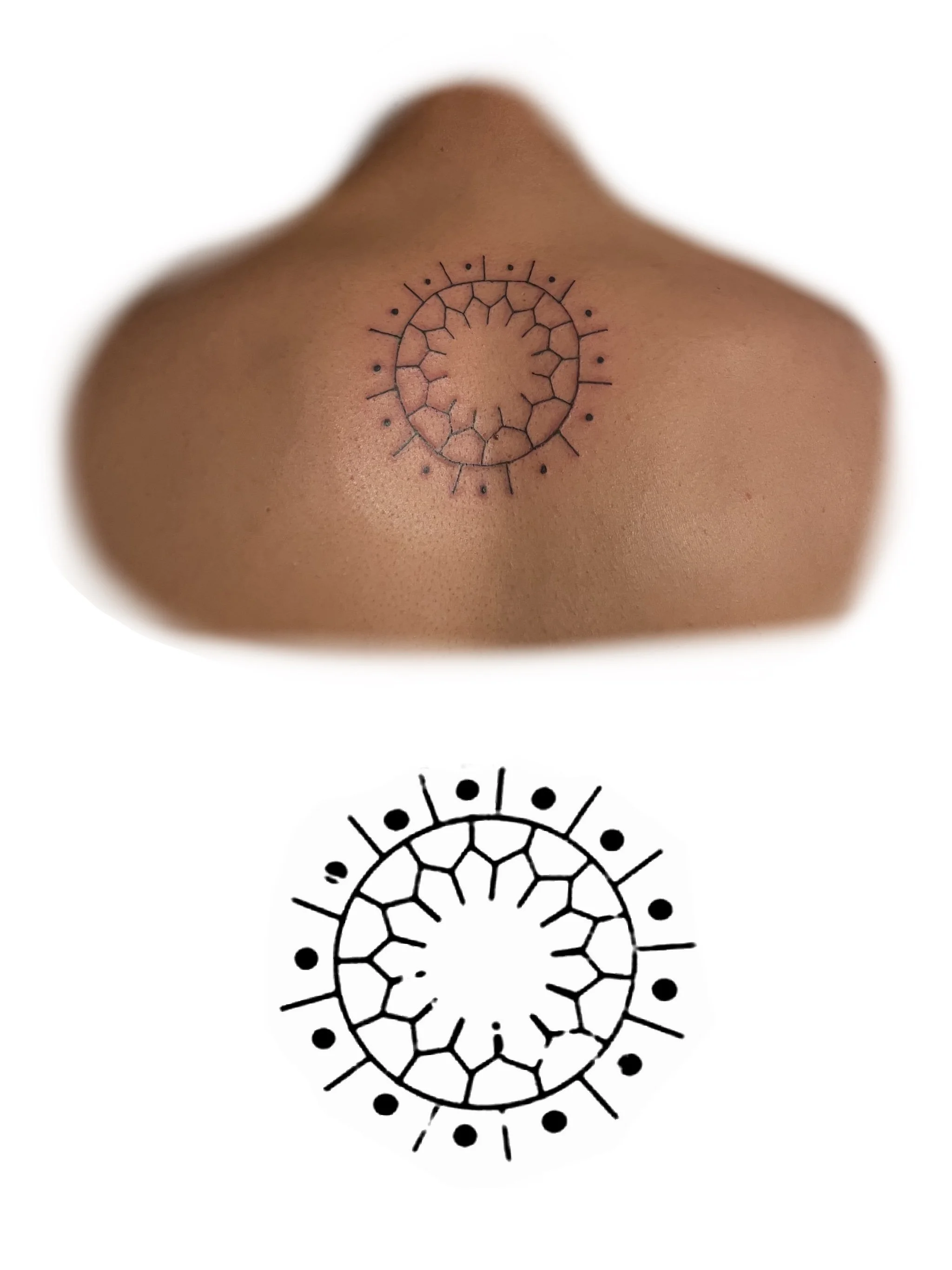 Contemporary Filipino Design on upper back
