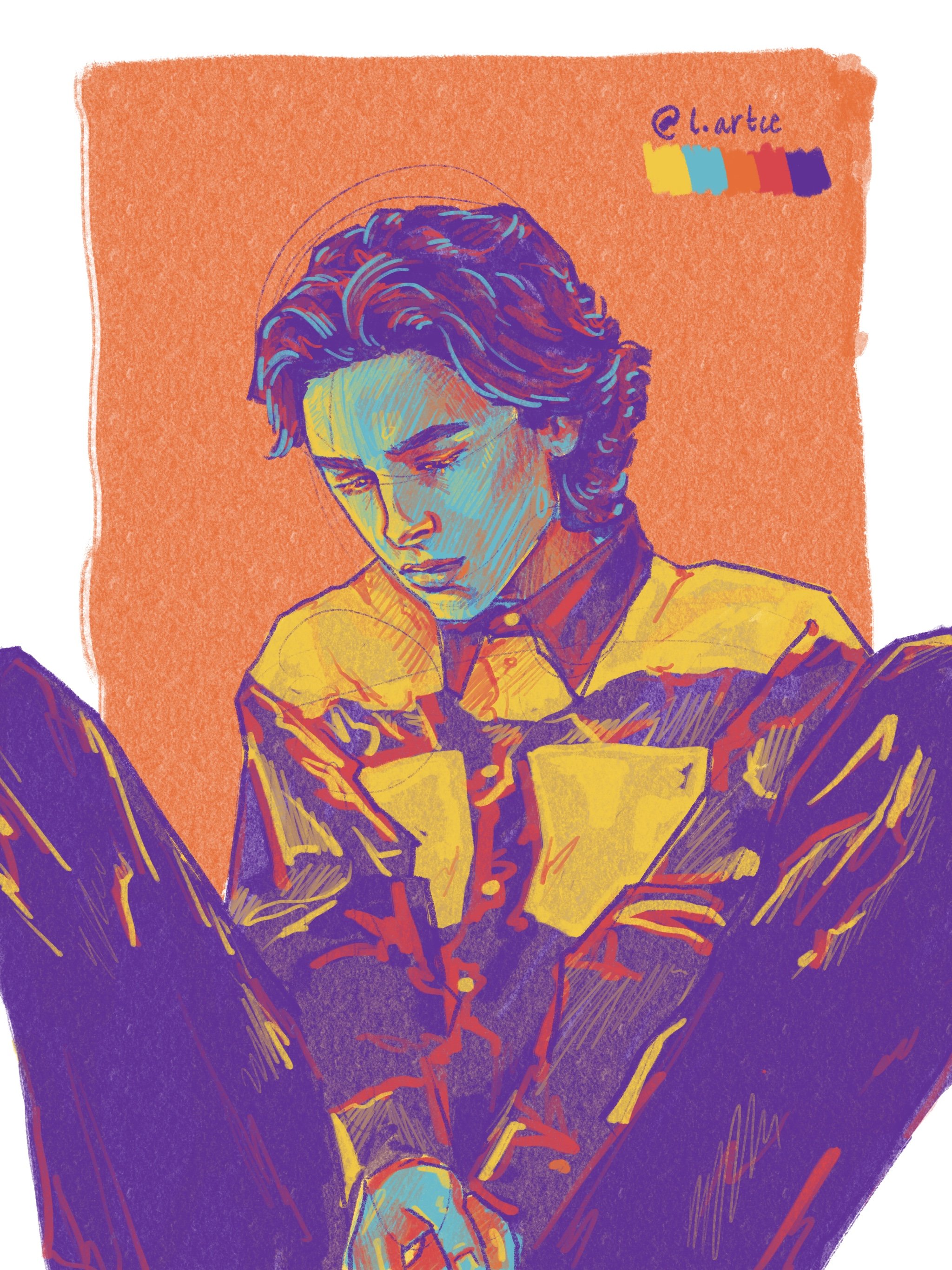 Timothee Chalamet Illustration (2022)