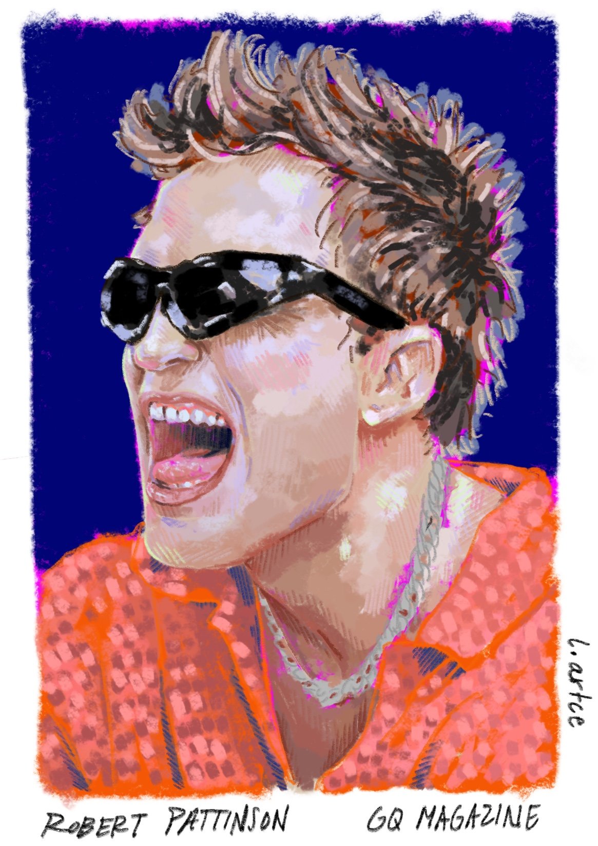 Robert Pattinson Illustration (2022)