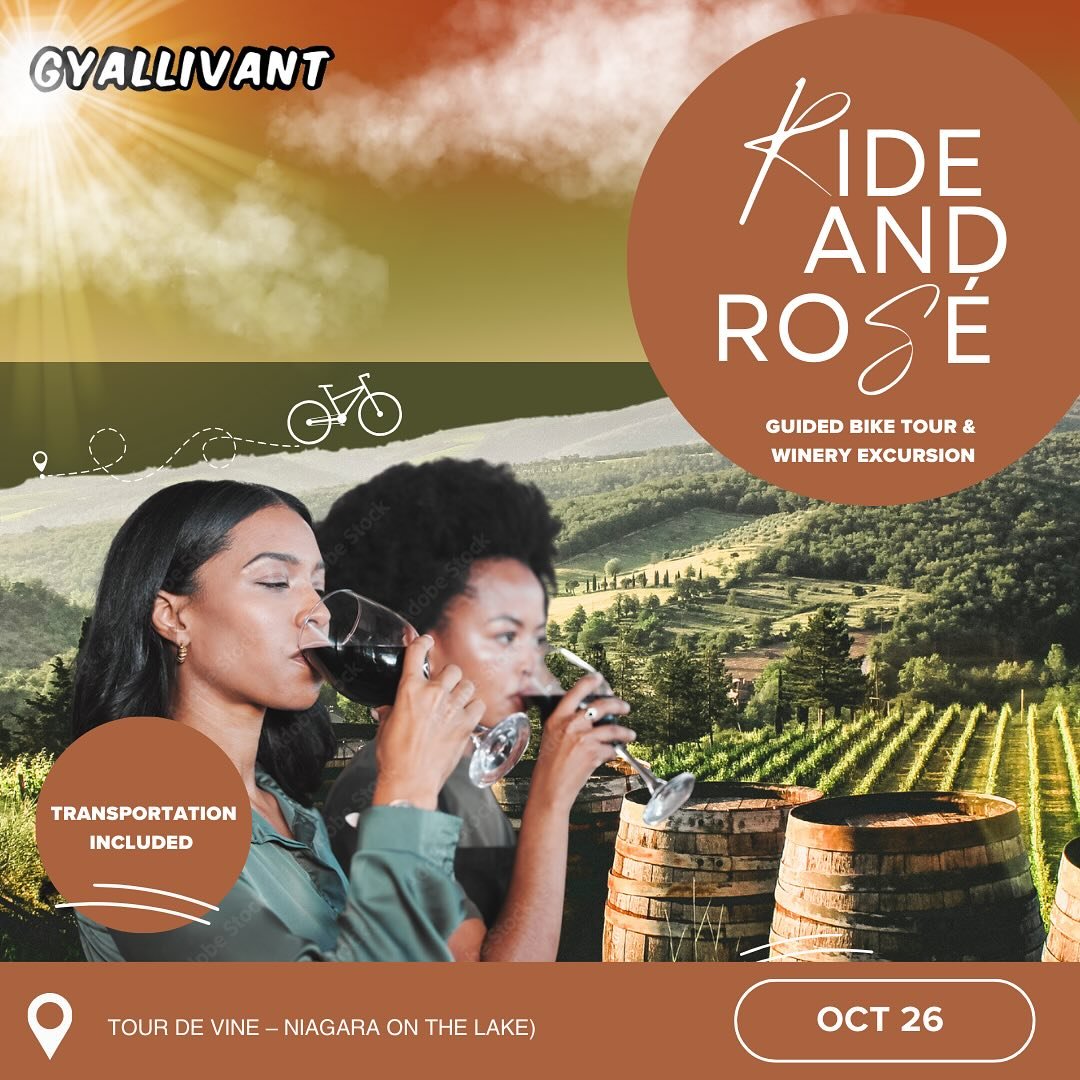 Cheers to the (long) weekend! 🎉 We&rsquo;ve got a surprise for you&mdash;two weeks from now, we&rsquo;re off on the ULTIMATE day trip to Niagara Falls! 

Hop on the coach bus with the gyal dem as we hit up two award-winning wineries, a craft distill