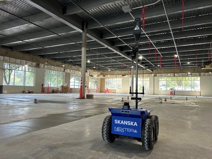 Skanska Spotlights DIDGE.ai Robots on Its Jobsites