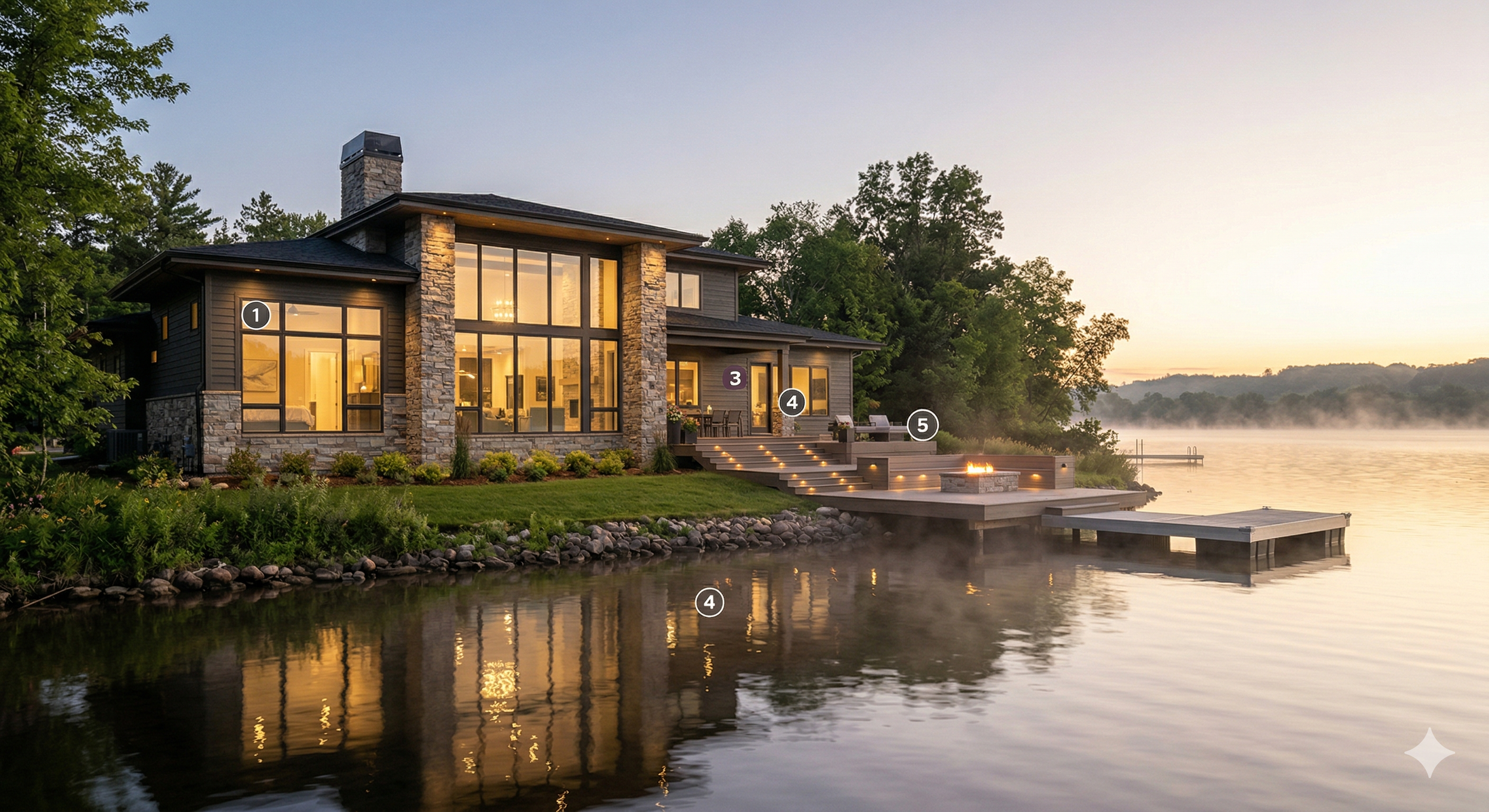 Building on the Water: 5 Design Tips for Lake DuBay &amp; Wisconsin River Custom Homes