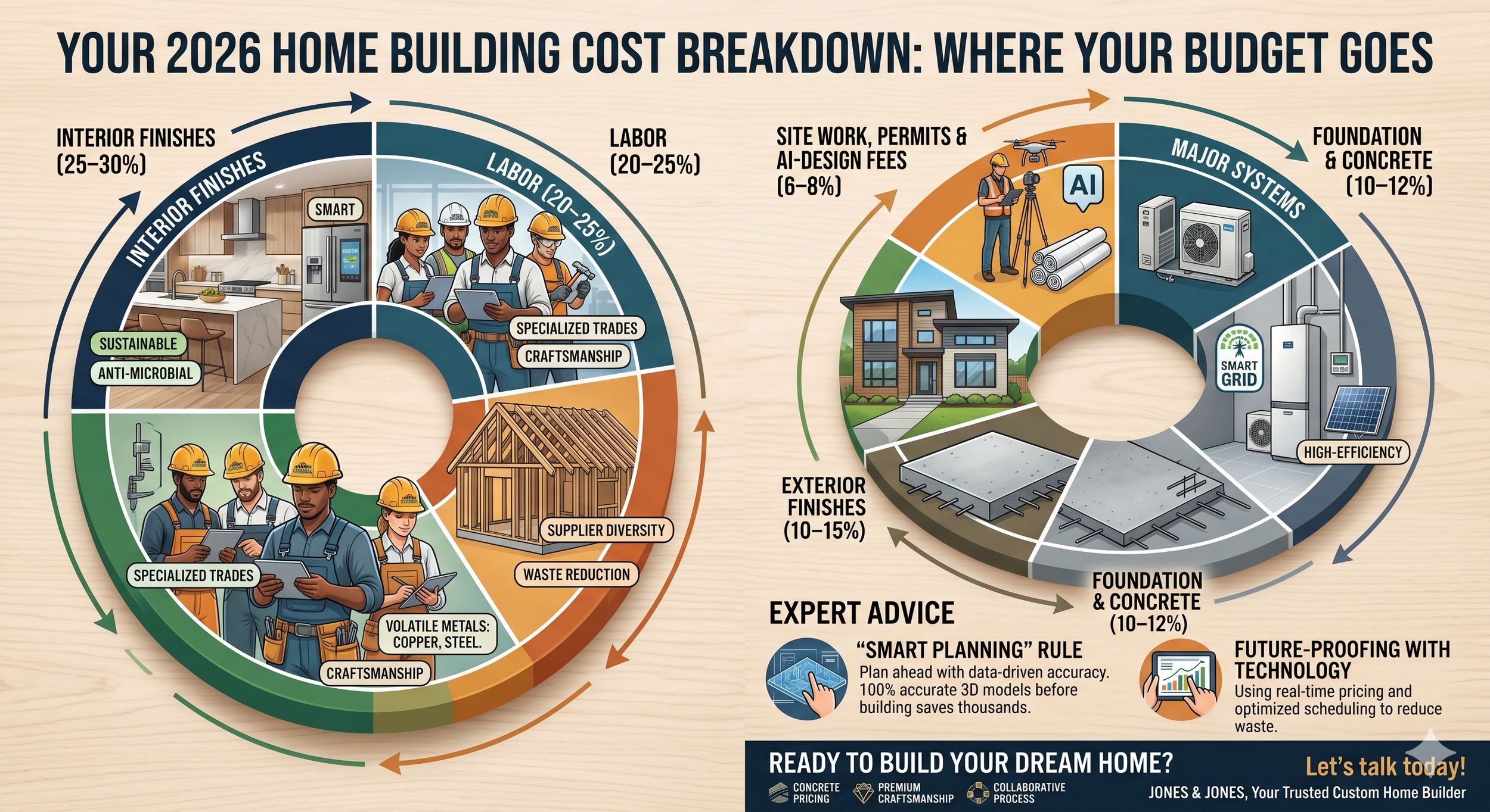 A 2026 Cost Breakdown for Budget-Conscious Homeowners from Your Trusted Custom Home Builder (Spring Update)
