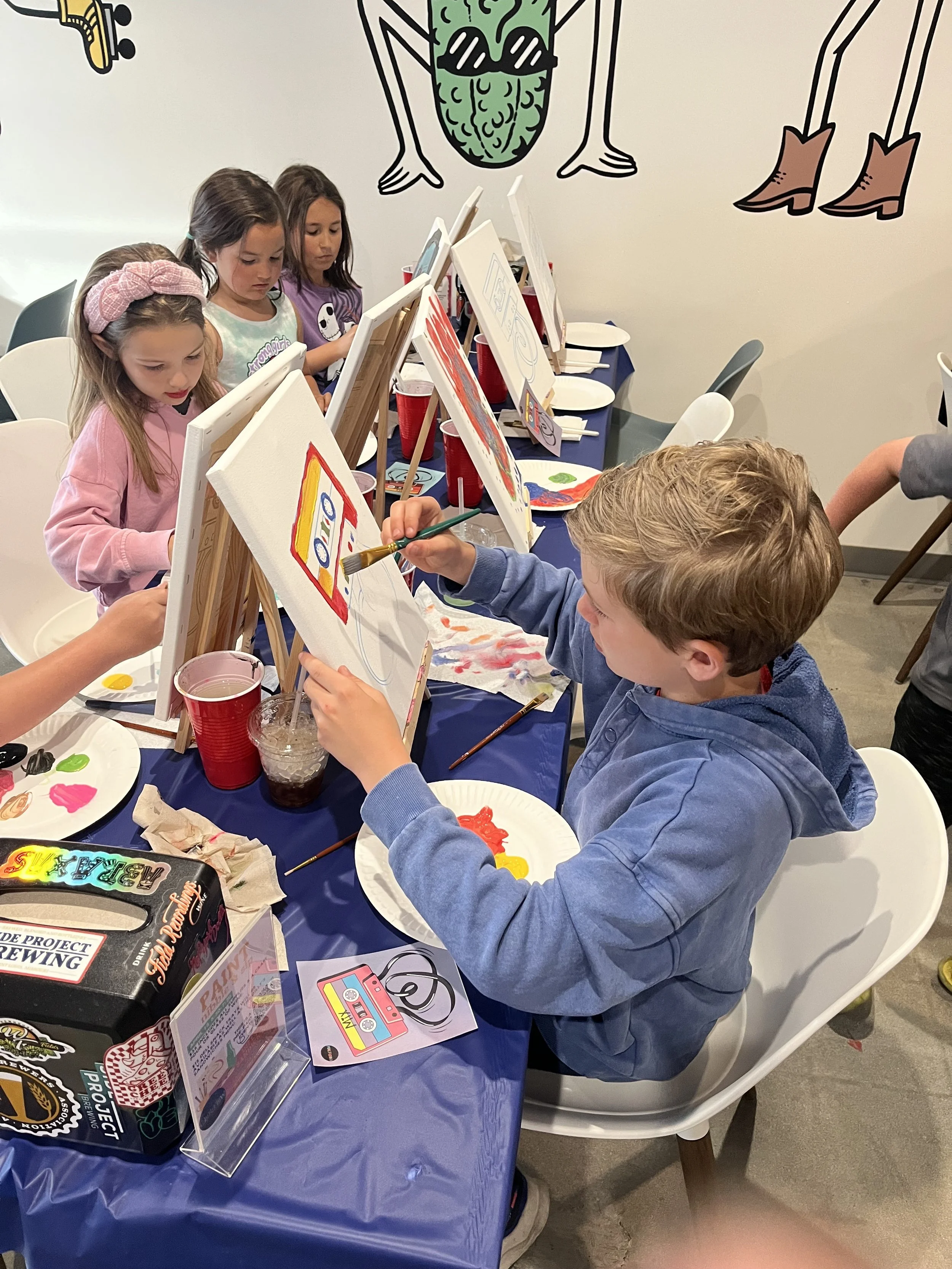 color+flow paint night - LBC Spring