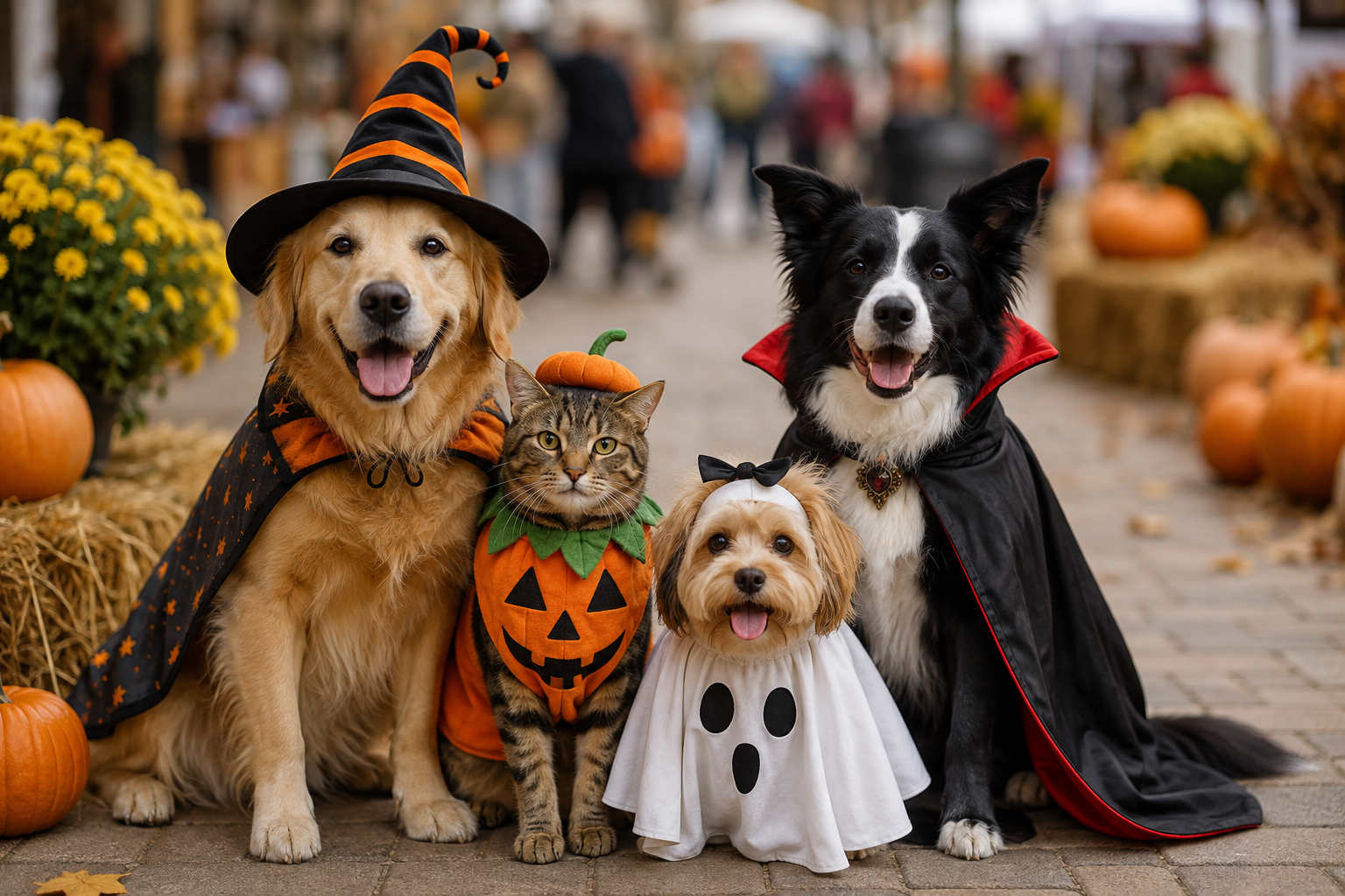 Spooky Paw-rade Market