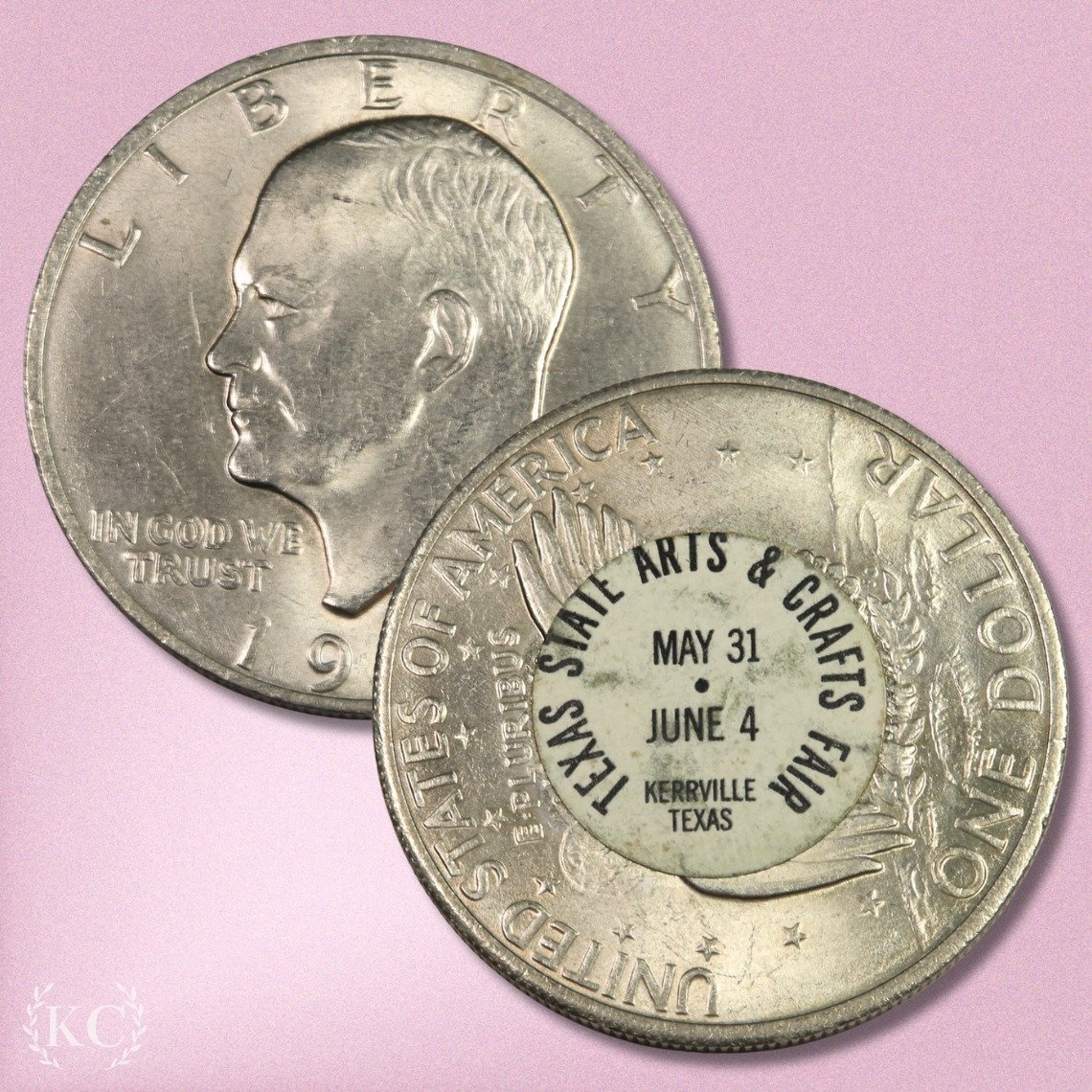 Craft your collection with a piece of history!🎨
Get this 1971 Texas State Arts &amp; Craft Fair Ike Dollar today!

#Art #Coins #Texas #Money