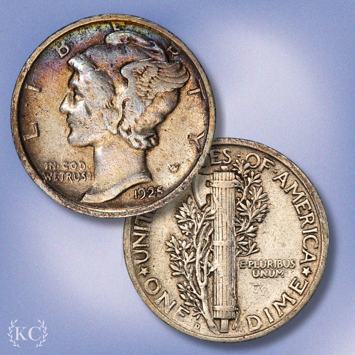 Add a splash of color to your collection with this beautifully toned 1925 D Mercury dime! Get it today!✨

#TonerTuesday #Coins #PCGS #Silver