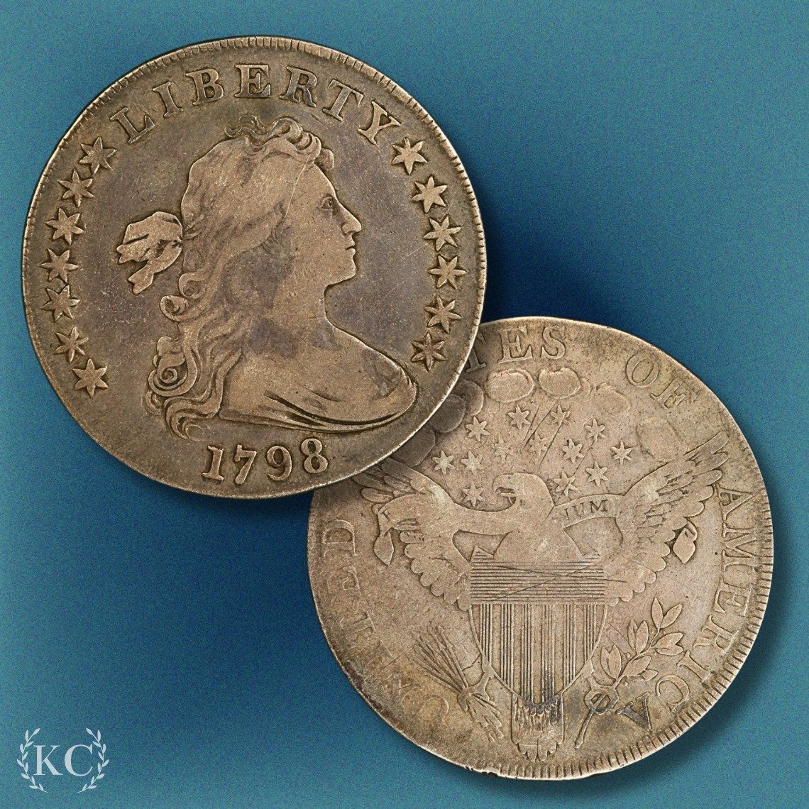 Check out this 1798 Dollar Coin minted just 22 years after the US gained independence! Add a piece of early American history to your collection today!🦅

#America #USA #Coins #PCGS