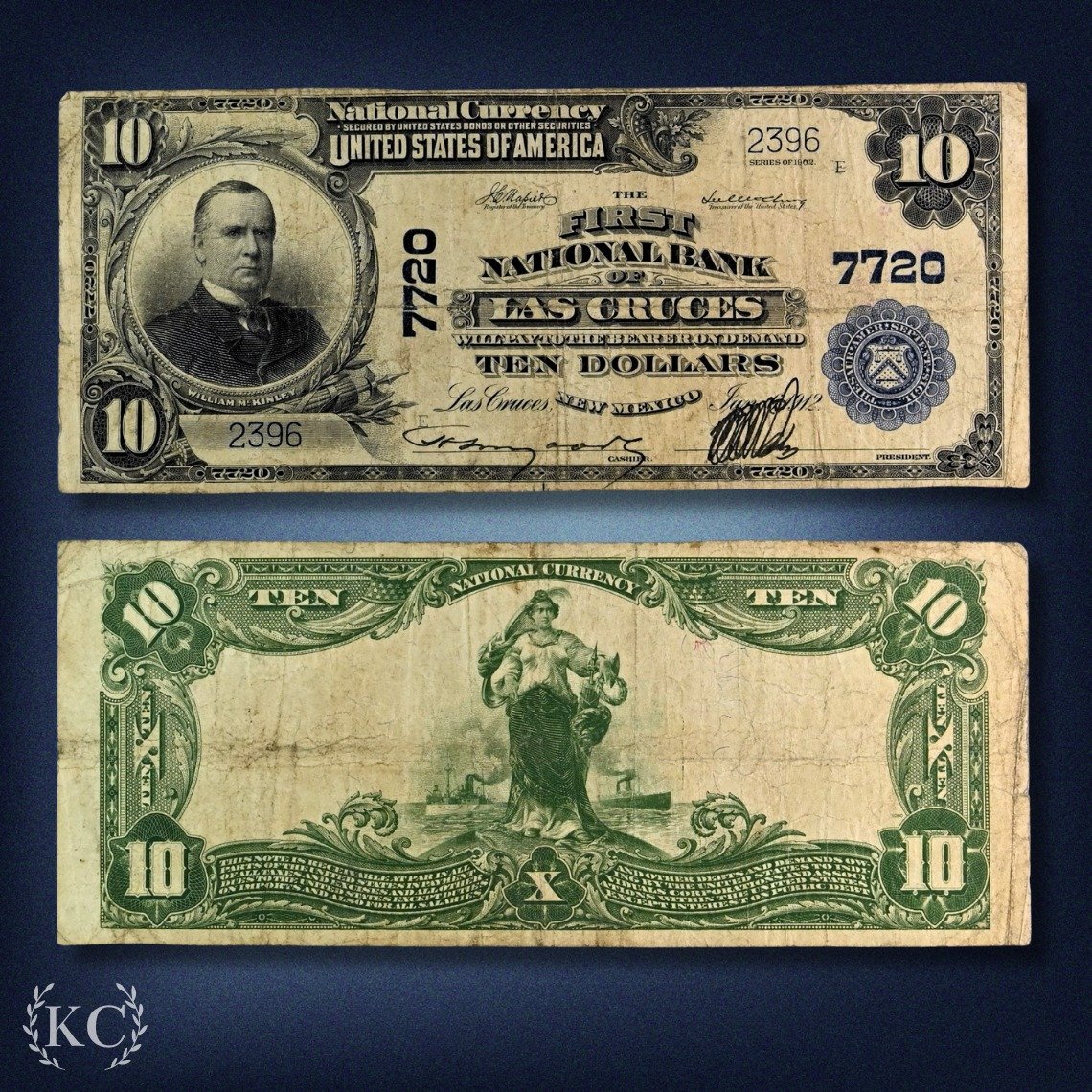 Take a look at this $10 New Mexico Note from 1902! Add this rarity to your collection today!⭐

#PMG #Rare #KatyCoin