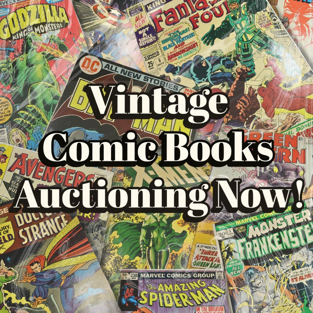 Comic book fans, it’s go time! π¨
We’ve got incredible comics up for auction NOW — unearth hidden treasures and legendary issues. Don’t miss out! π₯ Bid now on HiBid!