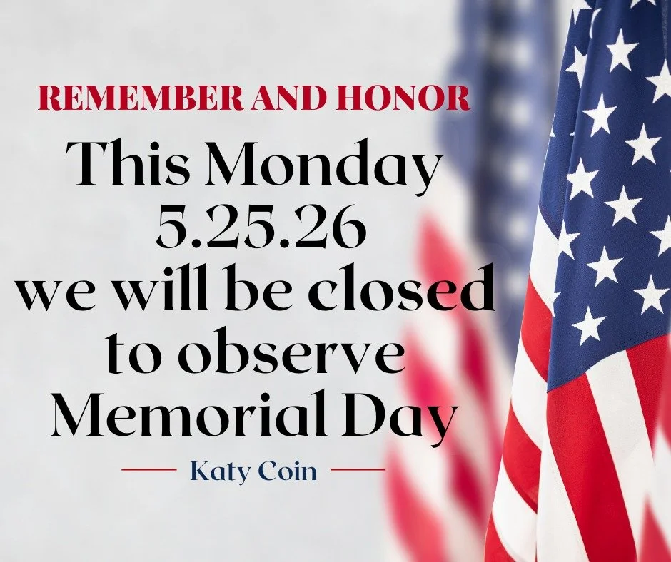 In observance of Memorial Day and in memory of those who have served our country, we will be closed on Monday, May 29th. We will reopen Tuesday, with regular hours. 🇺🇸
