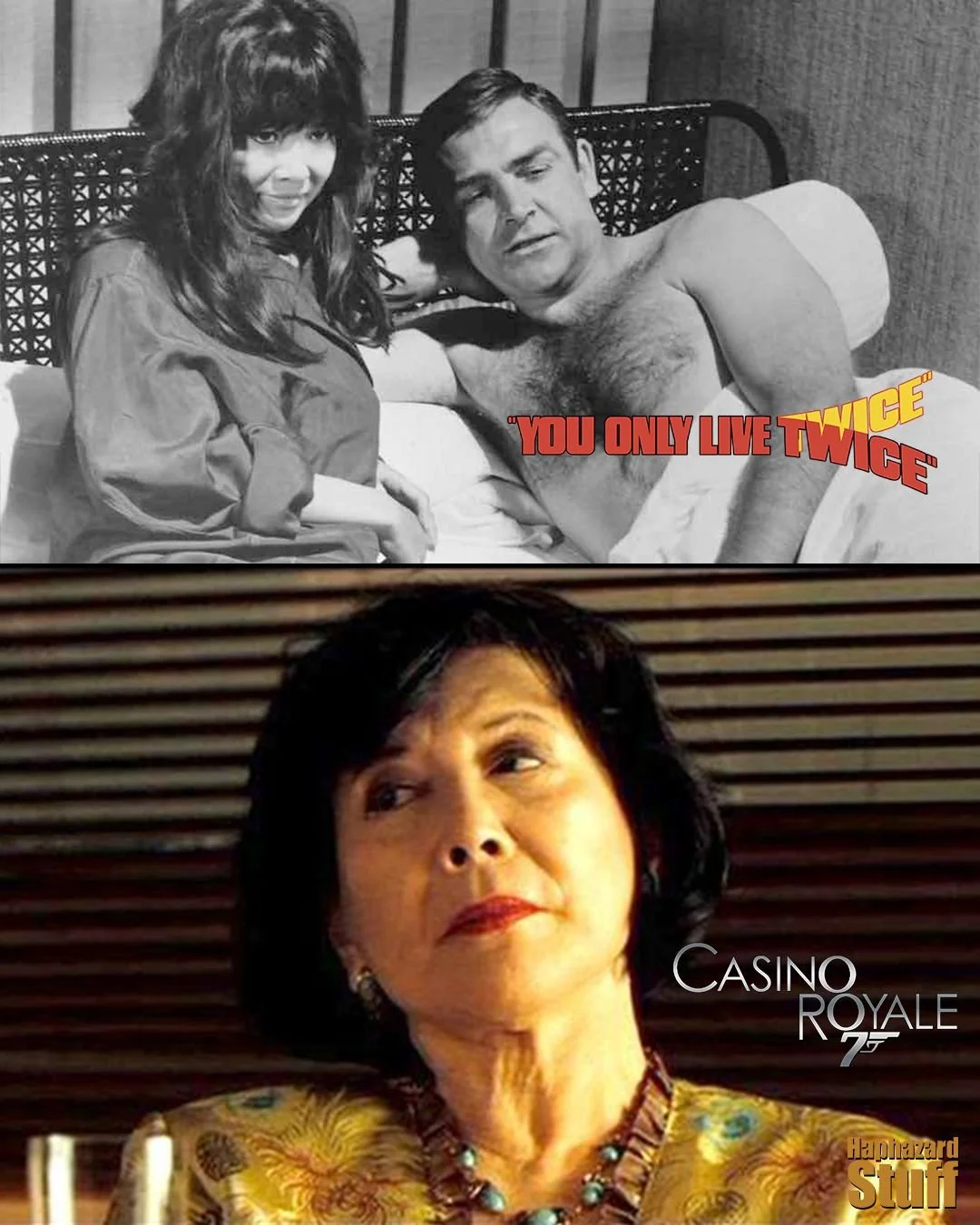 Tsai Chin&rsquo;s career spans over six decades. A Chinese British actress, singer, director, teacher and author.

In 1967, Chin played Ling in You Only Live Twice in the pre-credits sequence. Chin returned to the Bond series 39 years later, appearin
