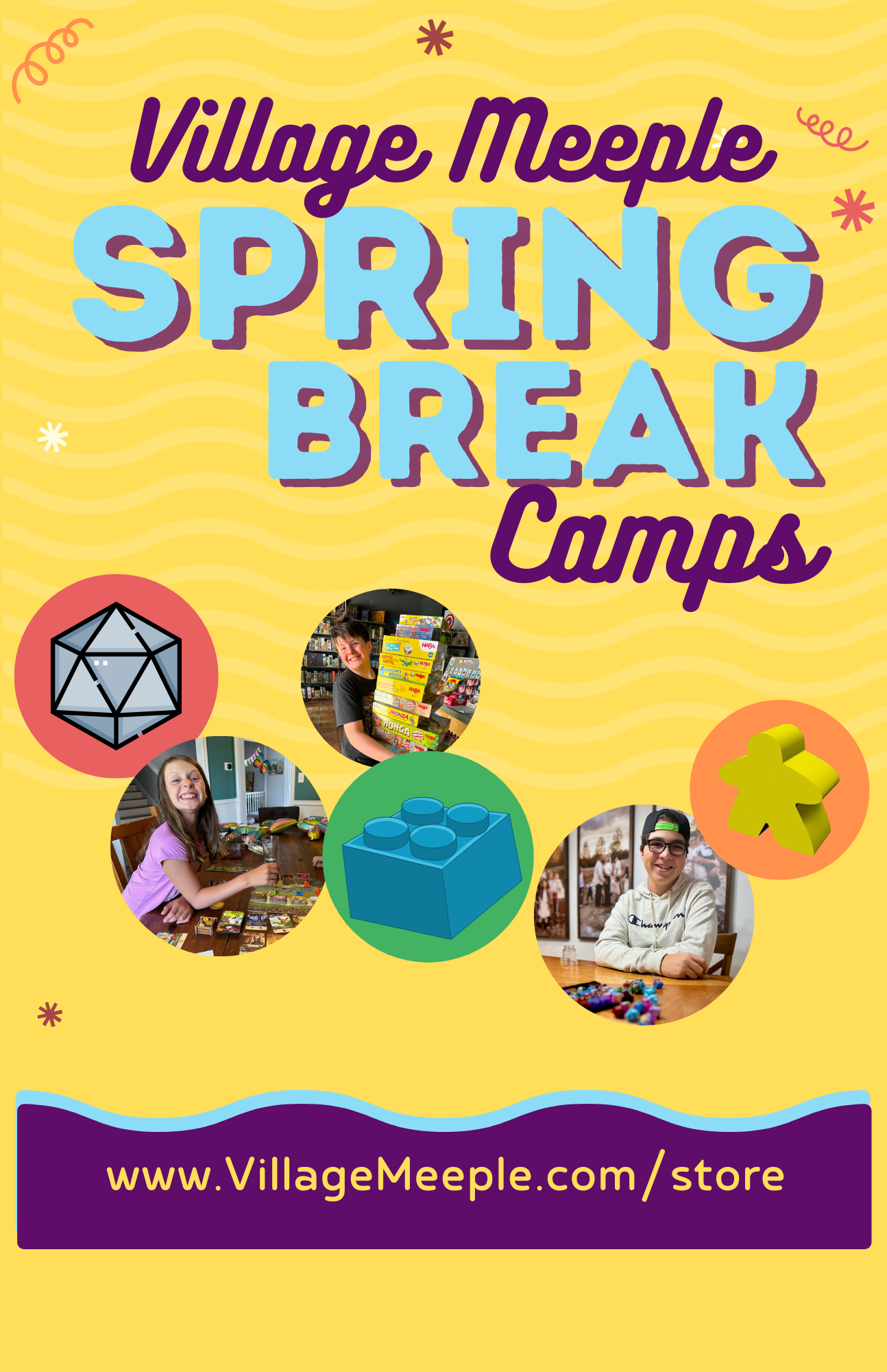 Spring Break Meeple Camps