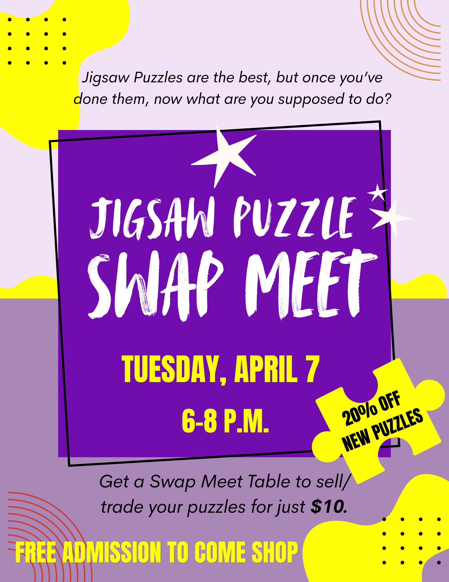 Orange And Pink Modern Playful Meet And Greet Flyer.png