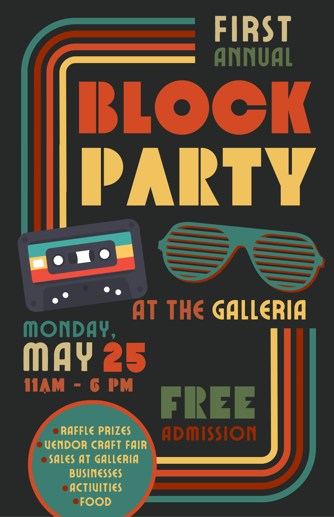 Memorial Day Block Party at the Galleria