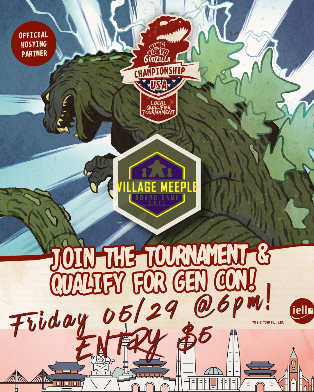 King of Tokyo × Godzilla USA Championship Qualifier