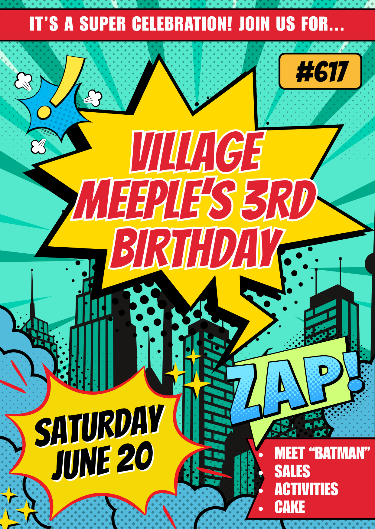 Village Meeple Turns 3!