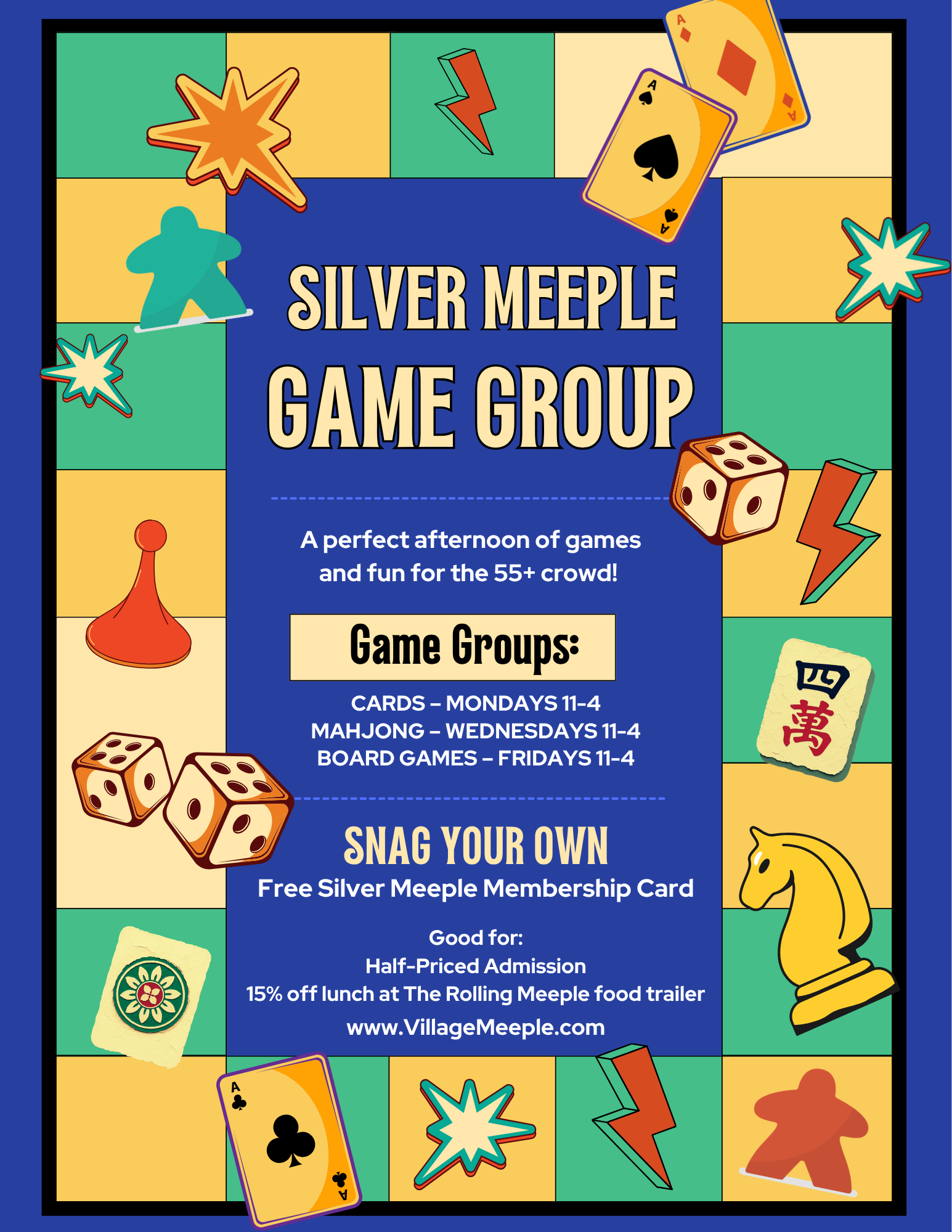 Silver Meeples -- Board Games