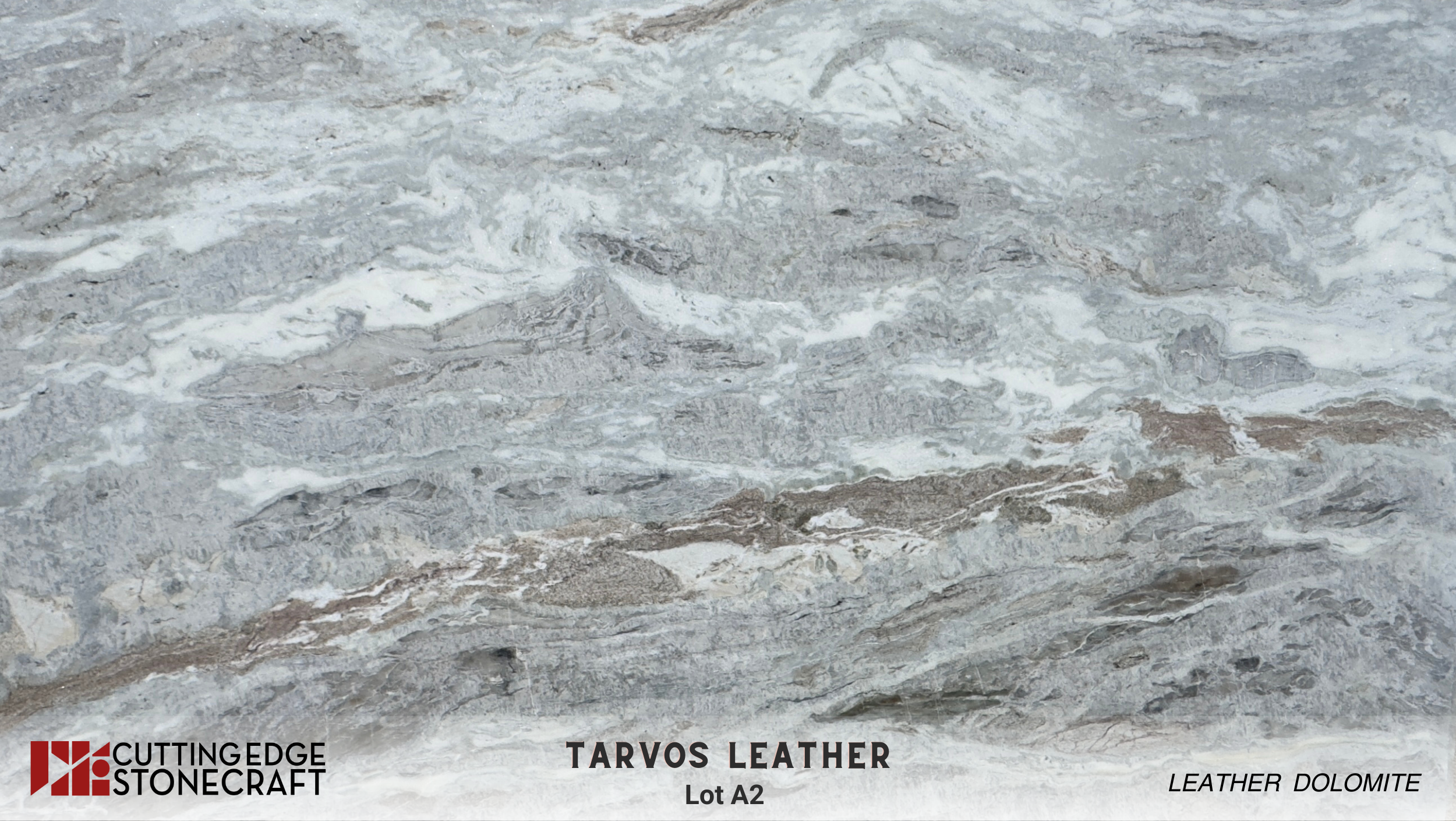 Tarvos Leather (A2) | Dolomite | Leather Finish 
