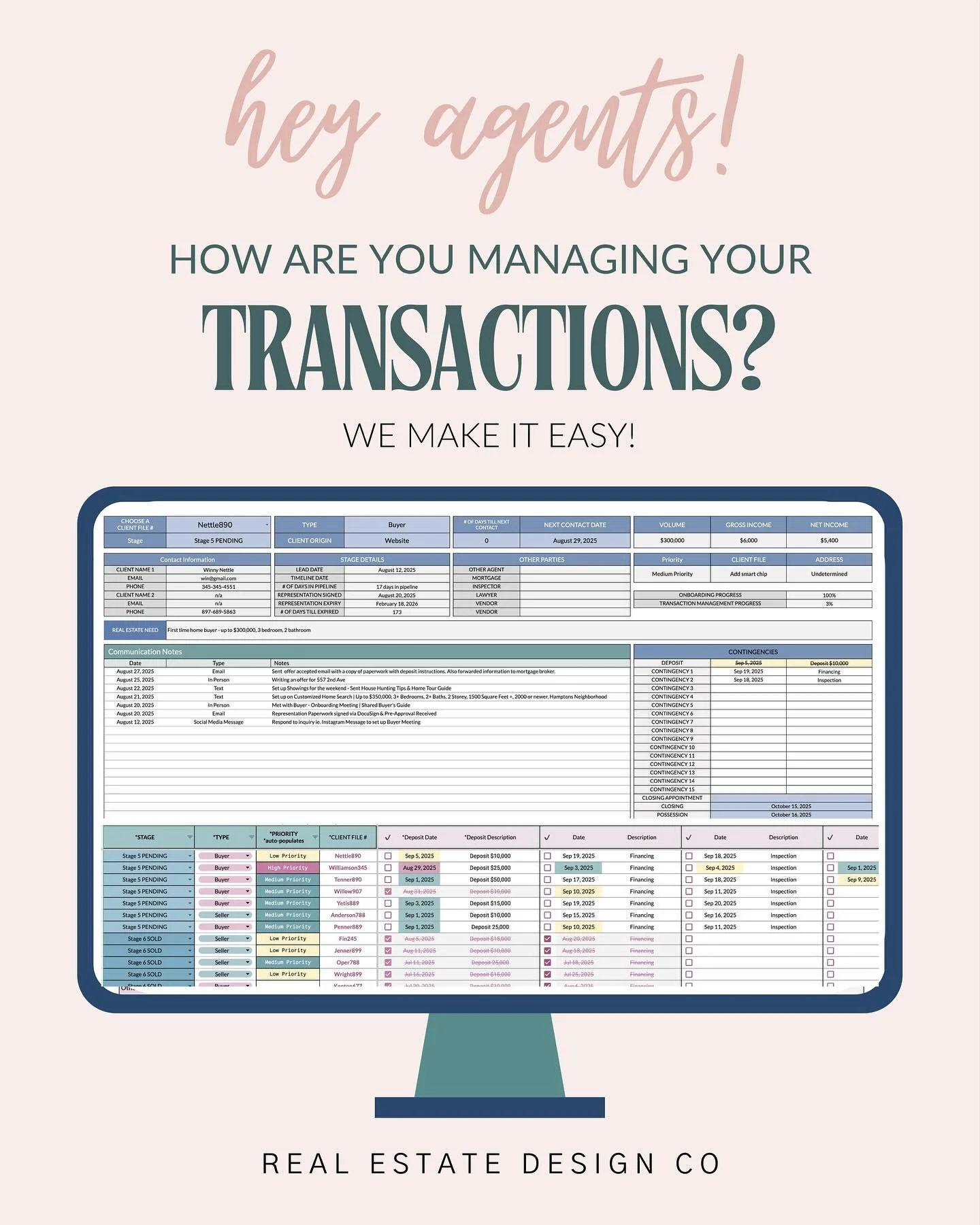 If you&rsquo;ve ever found yourself digging through emails trying to remember where a deal left off, you get it. Real estate isn&rsquo;t just selling homes, it&rsquo;s juggling a hundred tiny moving parts, all at once.

That&rsquo;s why having a syst