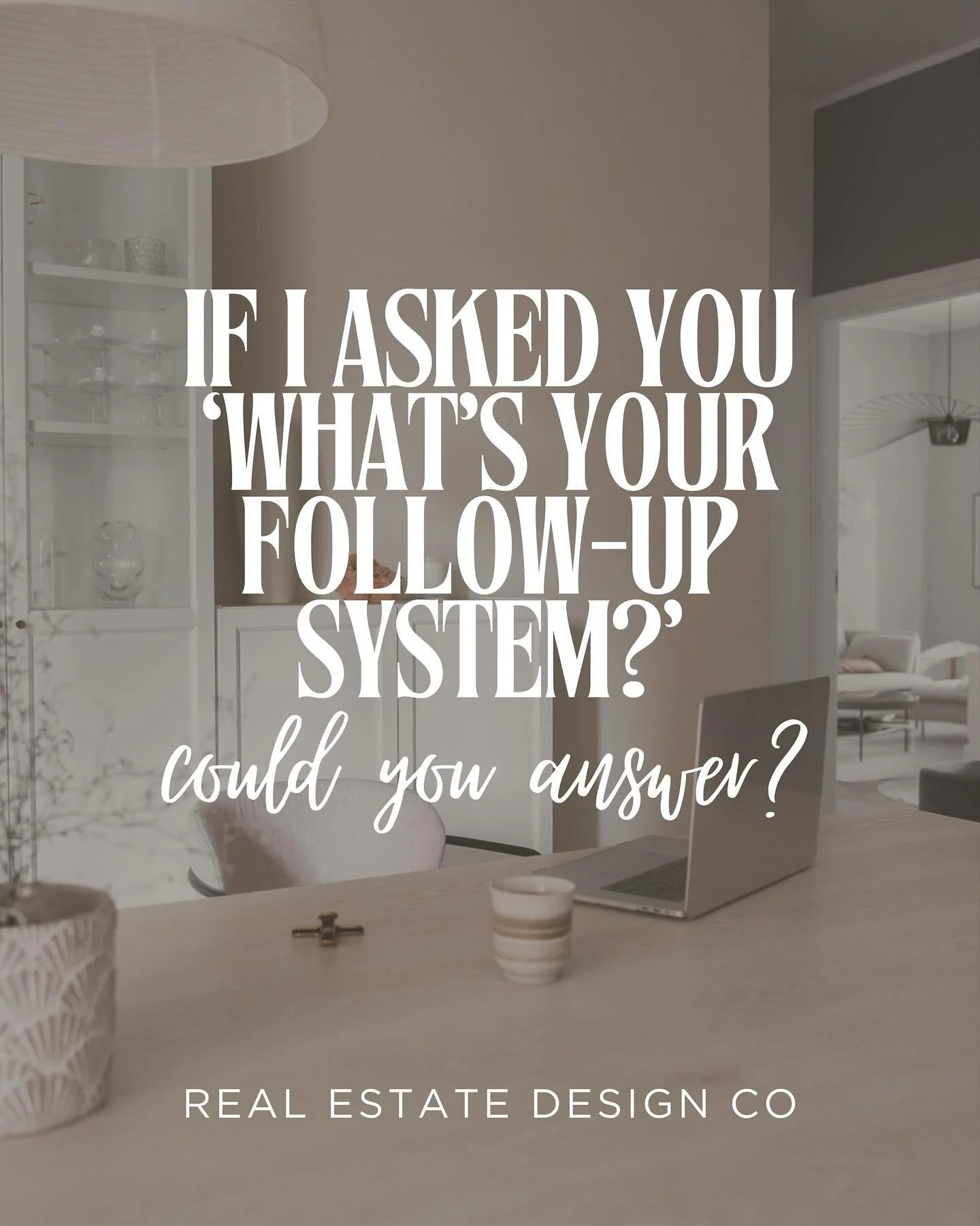 If I asked you your follow-up schedule&hellip; could you answer? 🤔 Or would you guess?

Most agents don&rsquo;t have a system &mdash; follow-up lives in their head, scattered notes, or 5 different emails. And when that happens&hellip; opportunities 