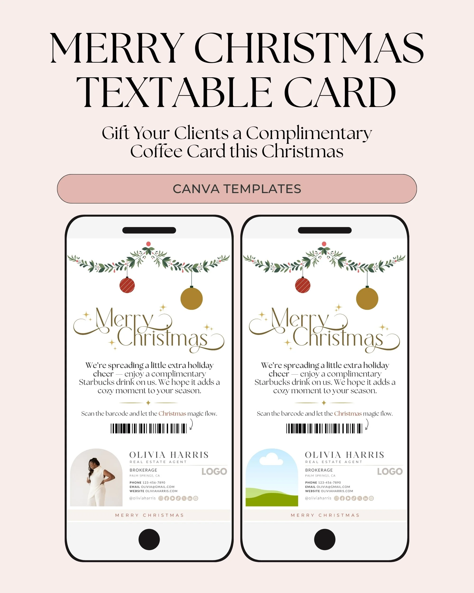 SKU 67 | Merry Christmas Textable Coffee Card