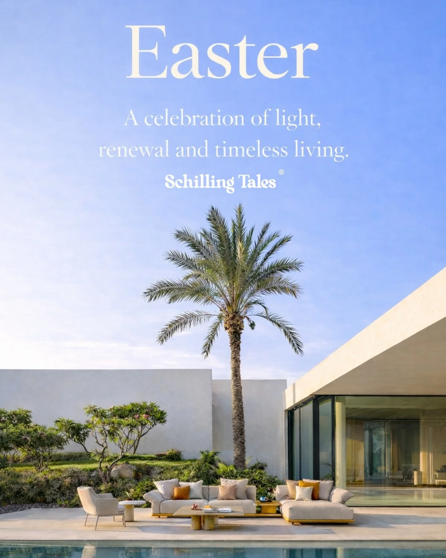 🅟🅣 Uma celebra&ccedil;&atilde;o da luz, da renova&ccedil;&atilde;o e de um viver intemporal.

Na Schilling Tales, acreditamos que o verdadeiro luxo reside no equil&iacute;brio, na inten&ccedil;&atilde;o e na beleza discreta de espa&ccedil;os bem pe