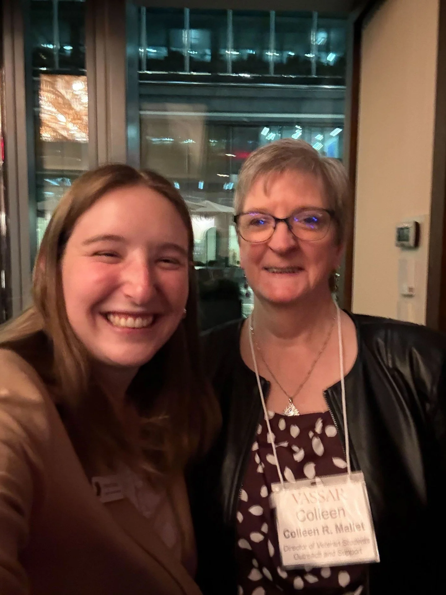 Our Director of Student Advising, Emma, recently had the opportunity to stop by to support @VassarCollege's @VassarVets &amp; hear from incredible speakers about Vassar's impacts for veterans post-military as they transition to college life! Nothing 