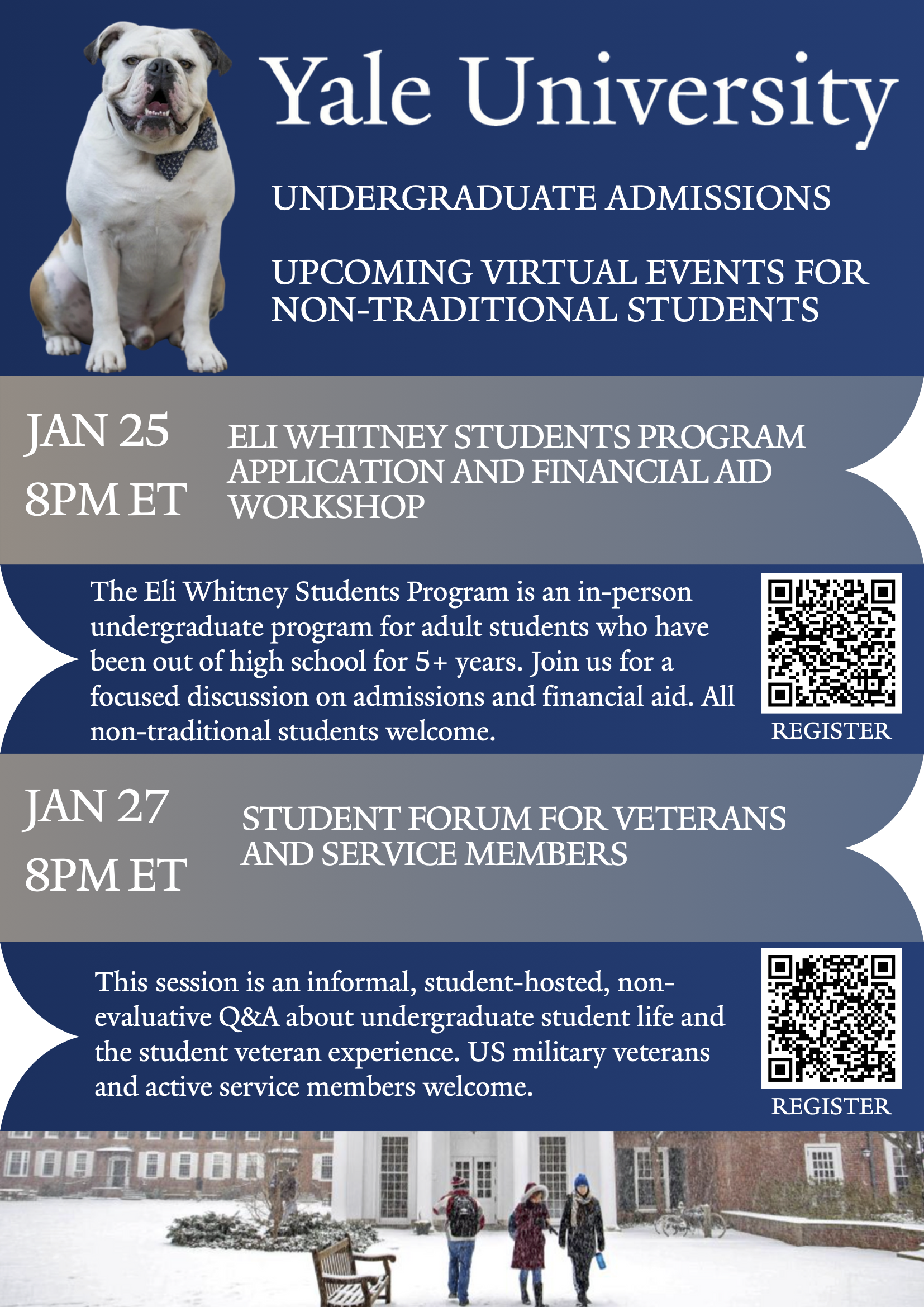 Eli Whitney Students Program Application and Financial Aid Workshop