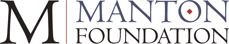 Manton Foundation logo with stylized letter 'M' and text