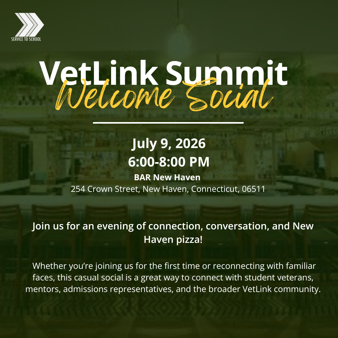 VetLink Summit Welcome Social