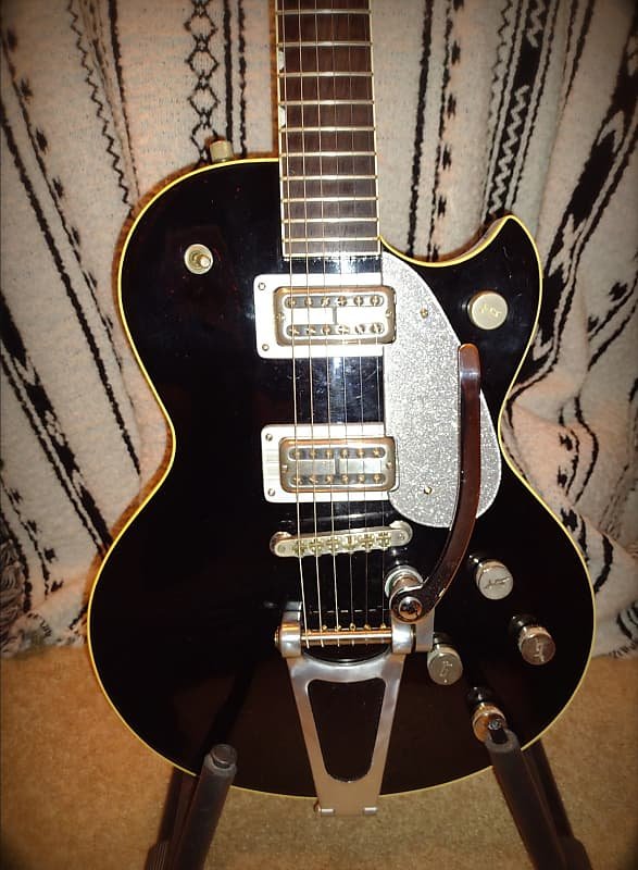 Greco RJ85. Custom pickguard and pickup mounting system.